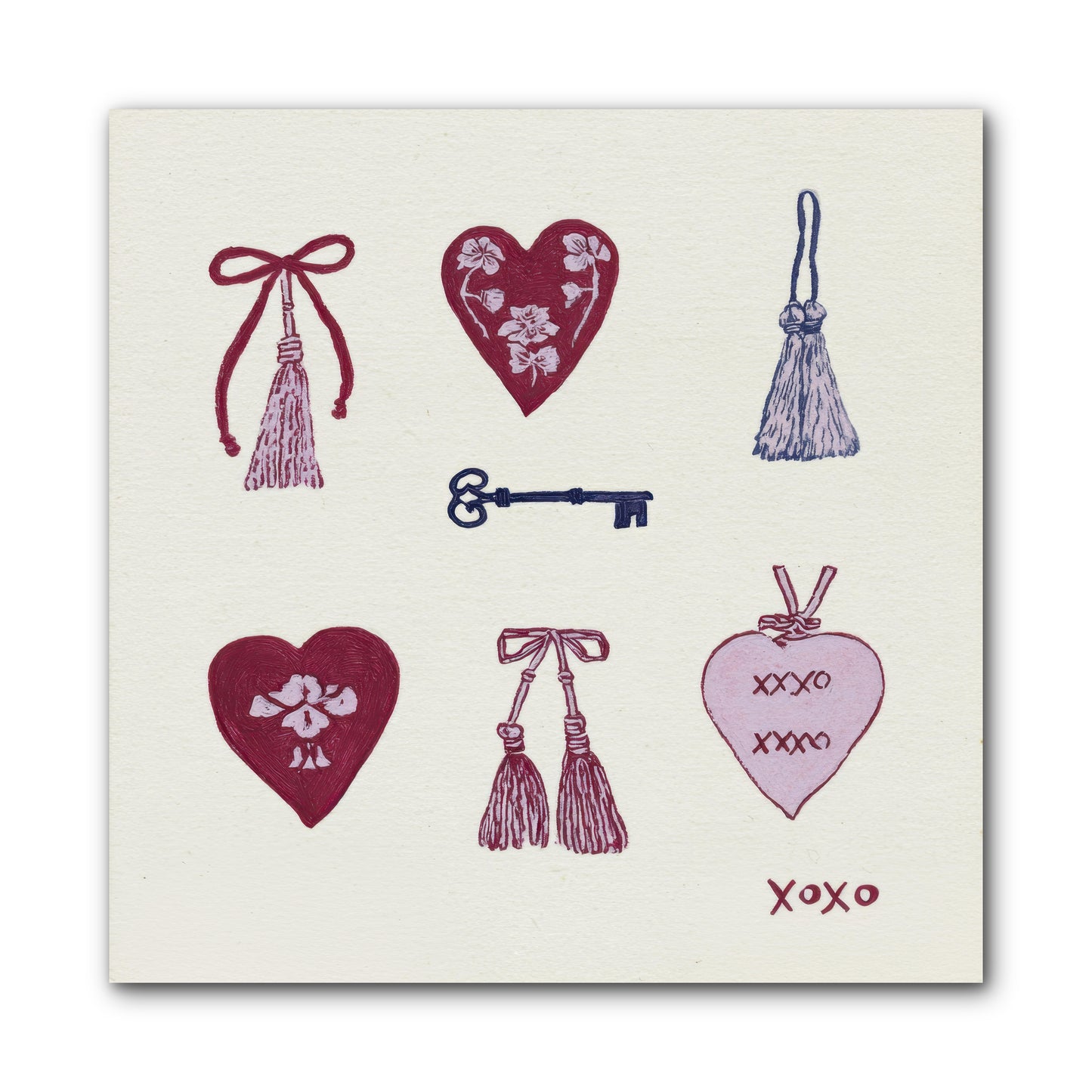 Hearts Find Their Home -- Wrapped Canvas 10x10