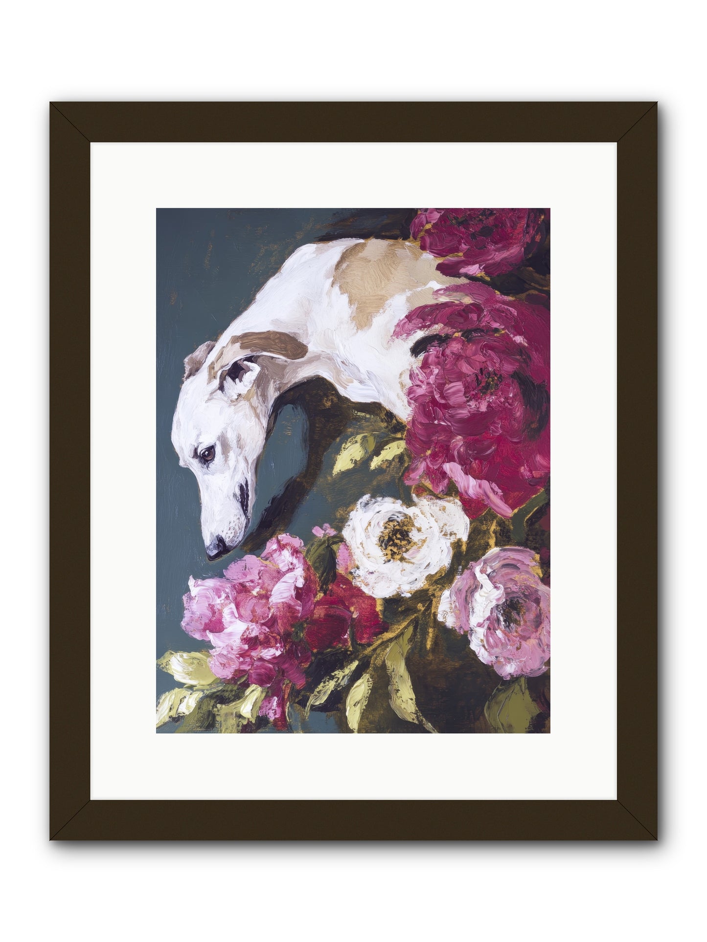 Heart's Gentle Keeper -- Framed Print - Black 12x16