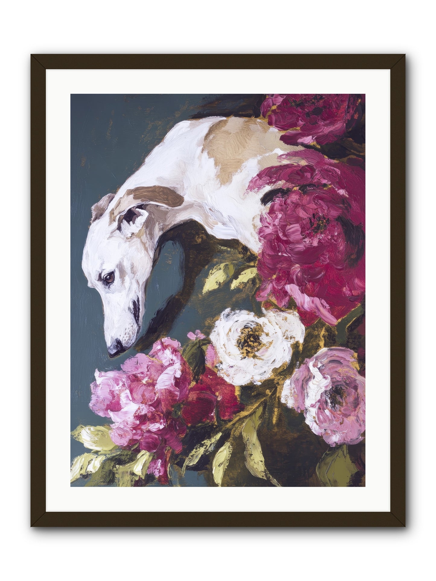 Heart's Gentle Keeper -- Framed Print - Black 24x32