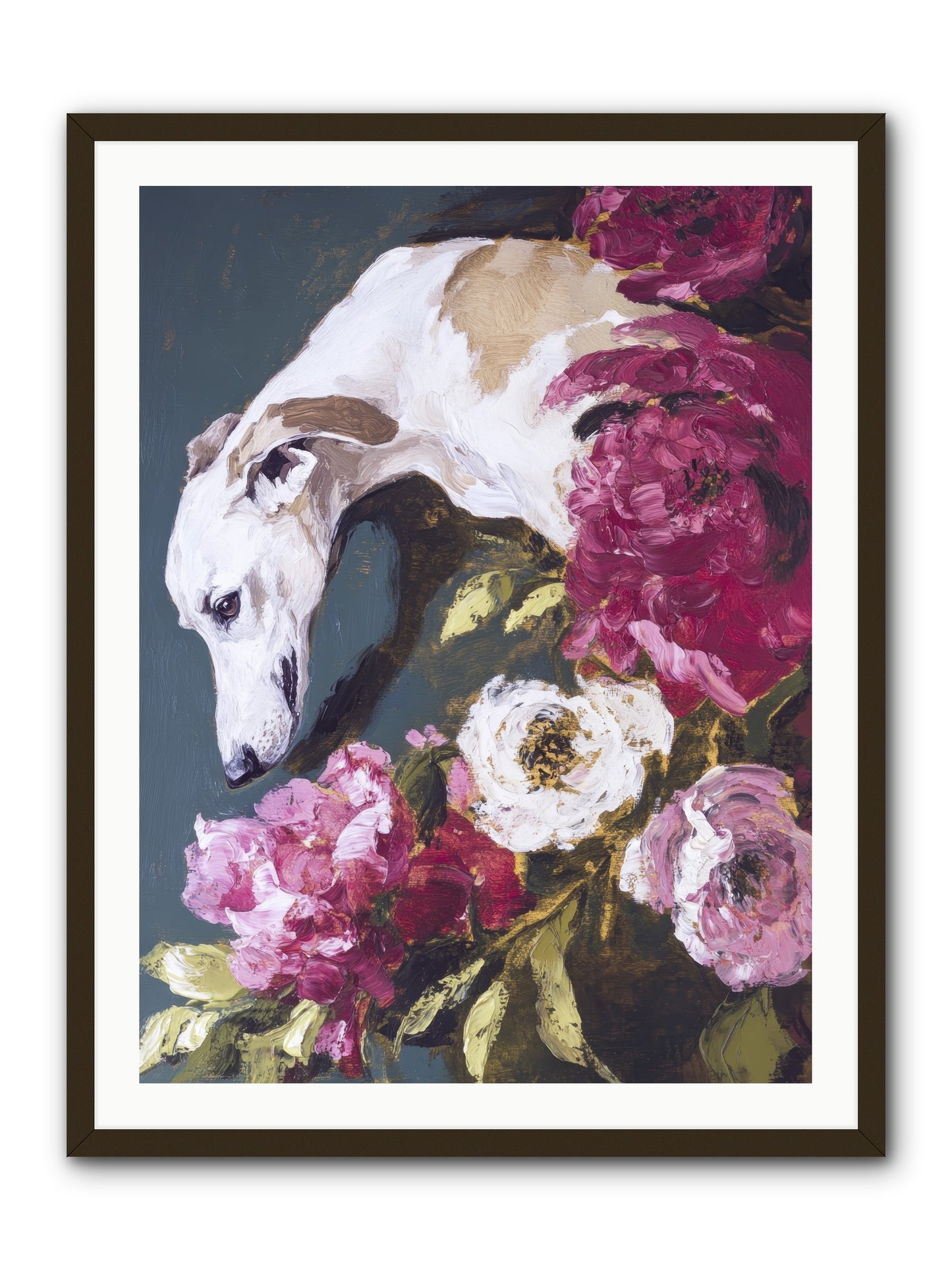 Heart's Gentle Keeper -- Framed Print - Black 30x40