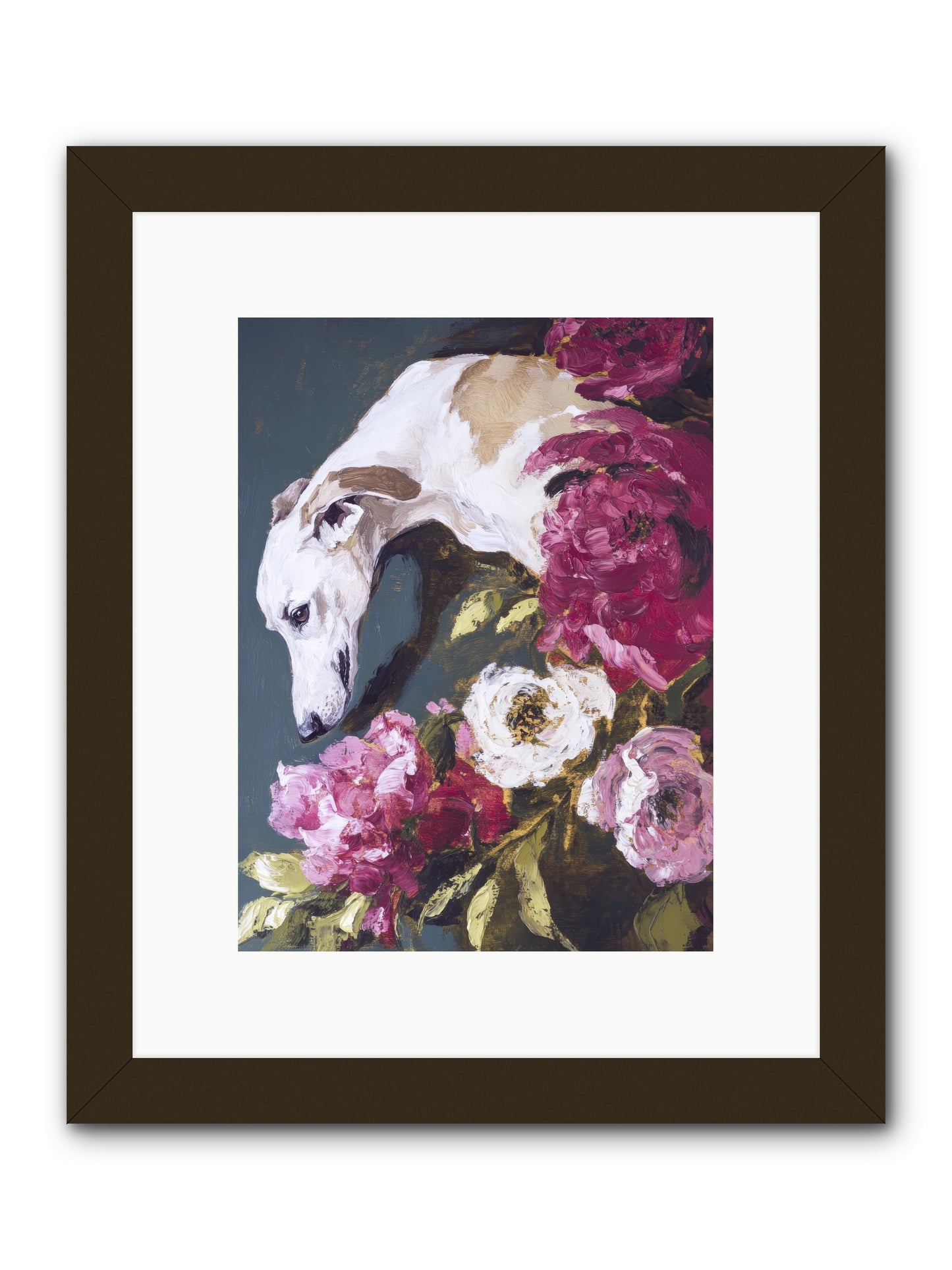 Heart's Gentle Keeper -- Framed Print - Black 9x12