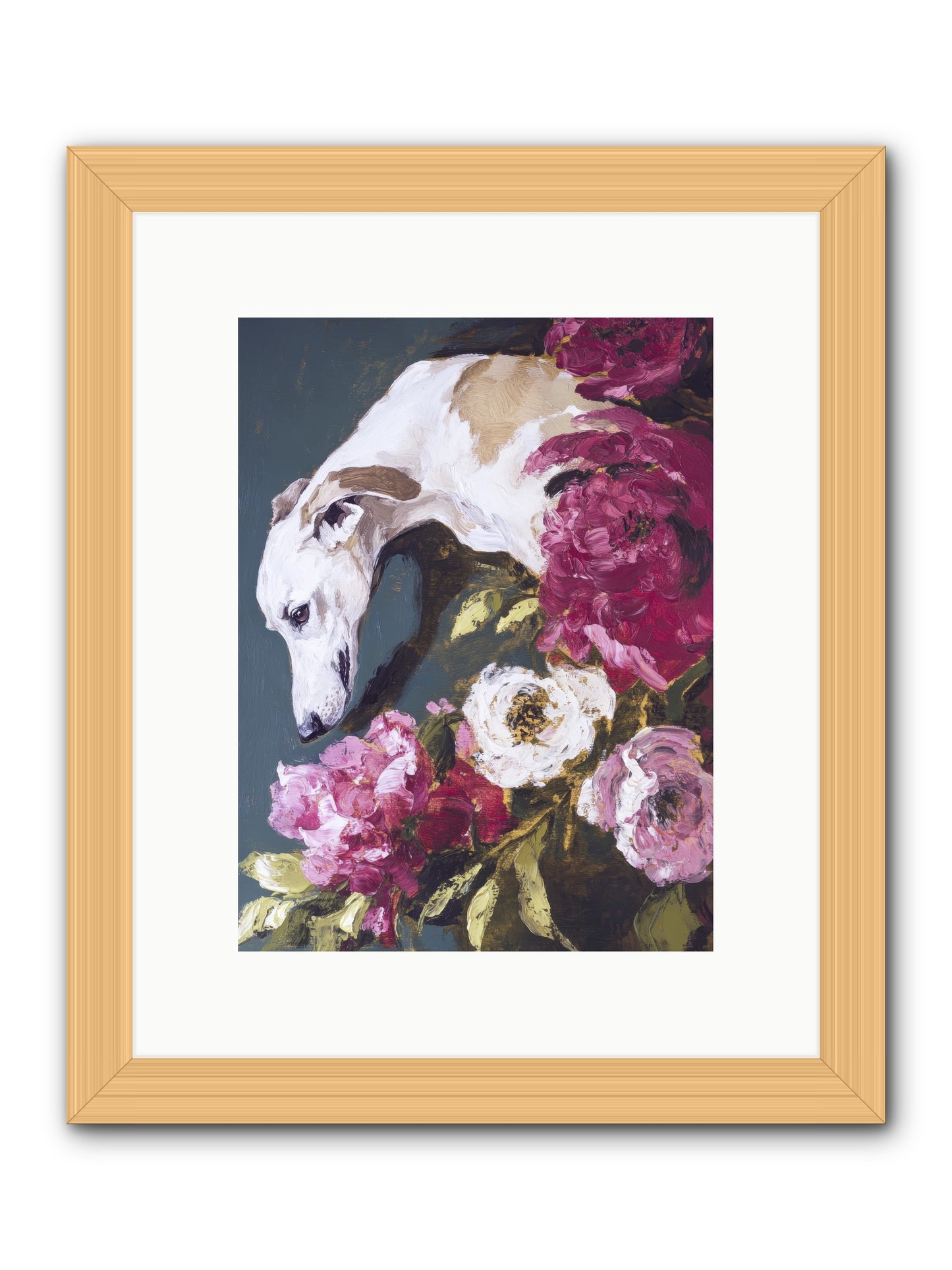 Heart's Gentle Keeper -- Framed Print - Natural 9x12