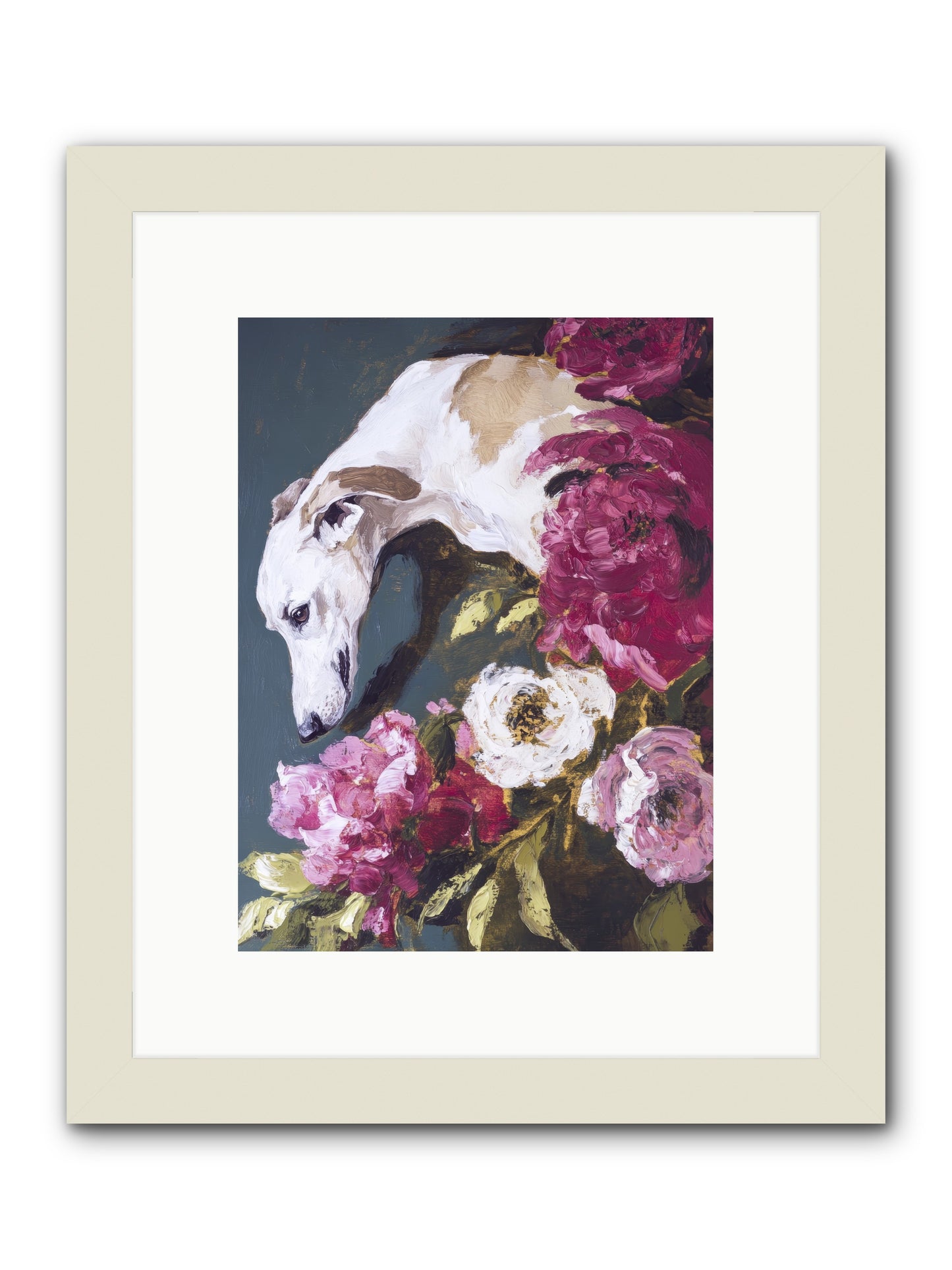 Heart's Gentle Keeper -- Framed Print - White 9x12