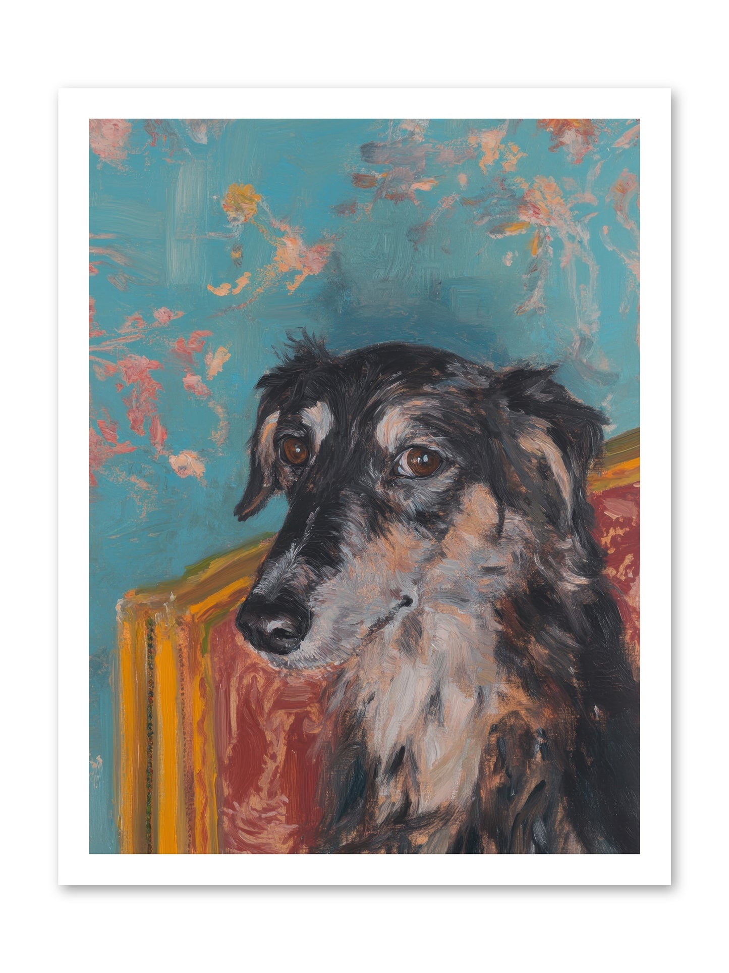 Heart's Protector -- Loose Canvas Print 18x24