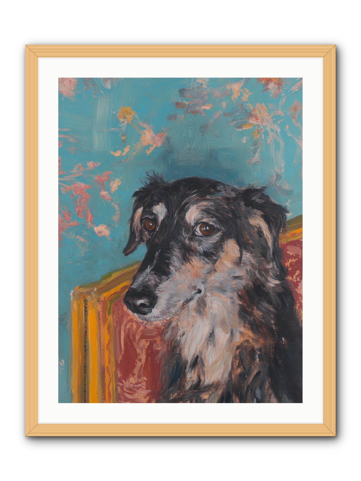 Heart's Protector -- Framed Print - Natural 24x32