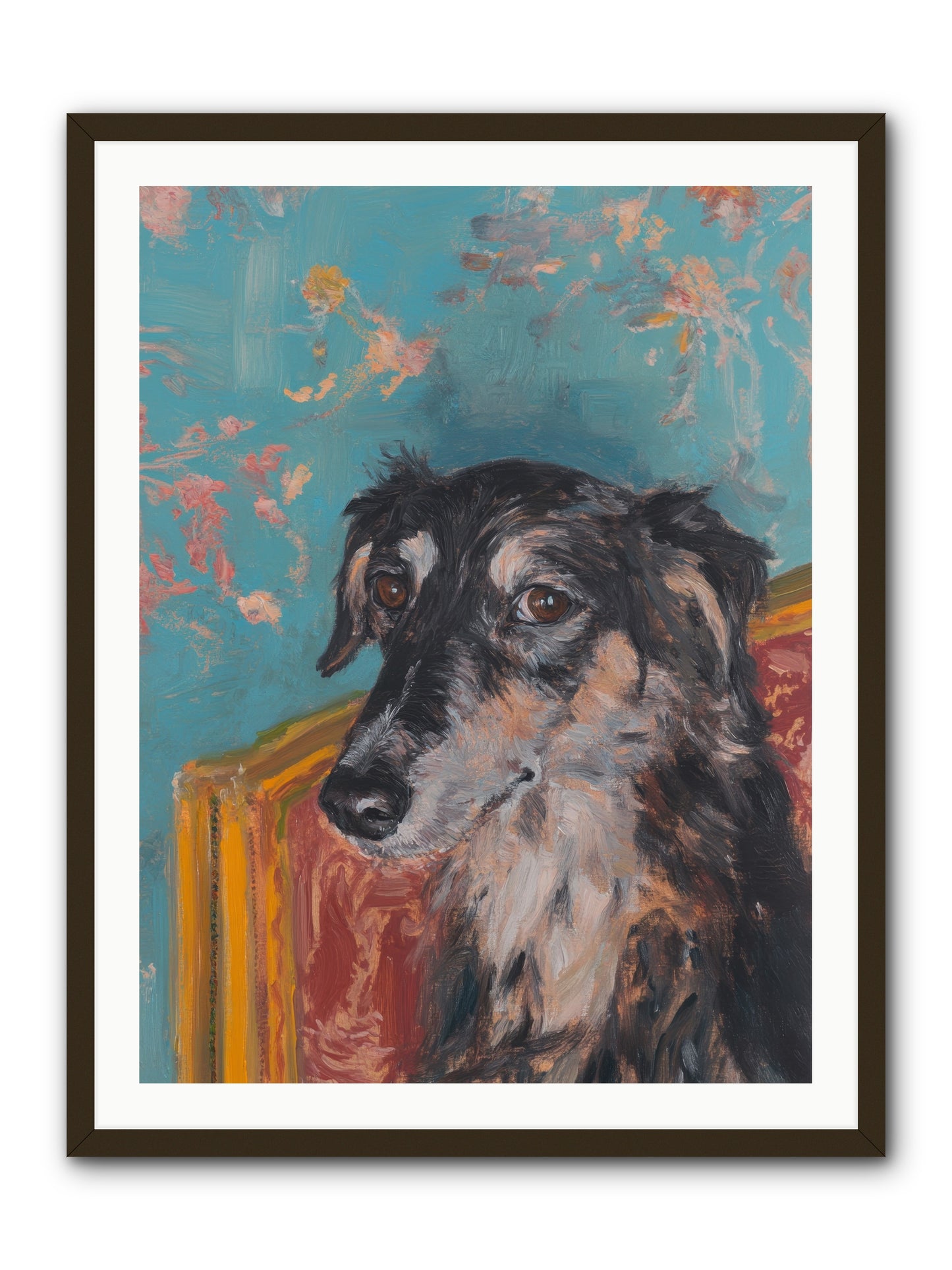 Heart's Protector -- Framed Print - Black 30x40