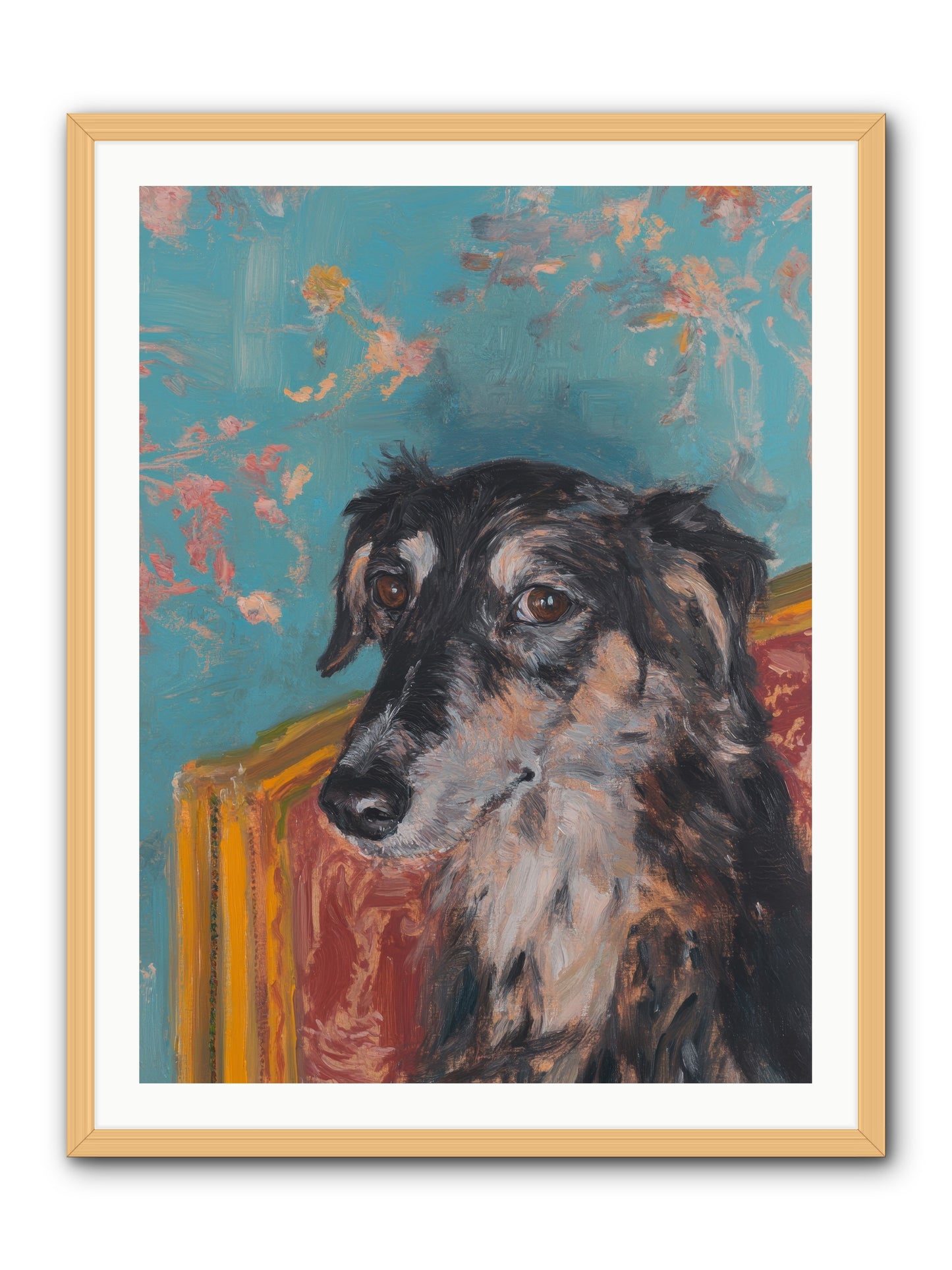 Heart's Protector -- Framed Print - Natural 30x40