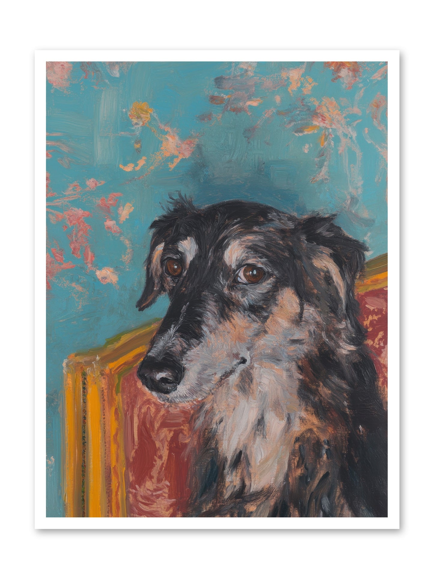 Heart's Protector -- Loose Canvas Print 30x40