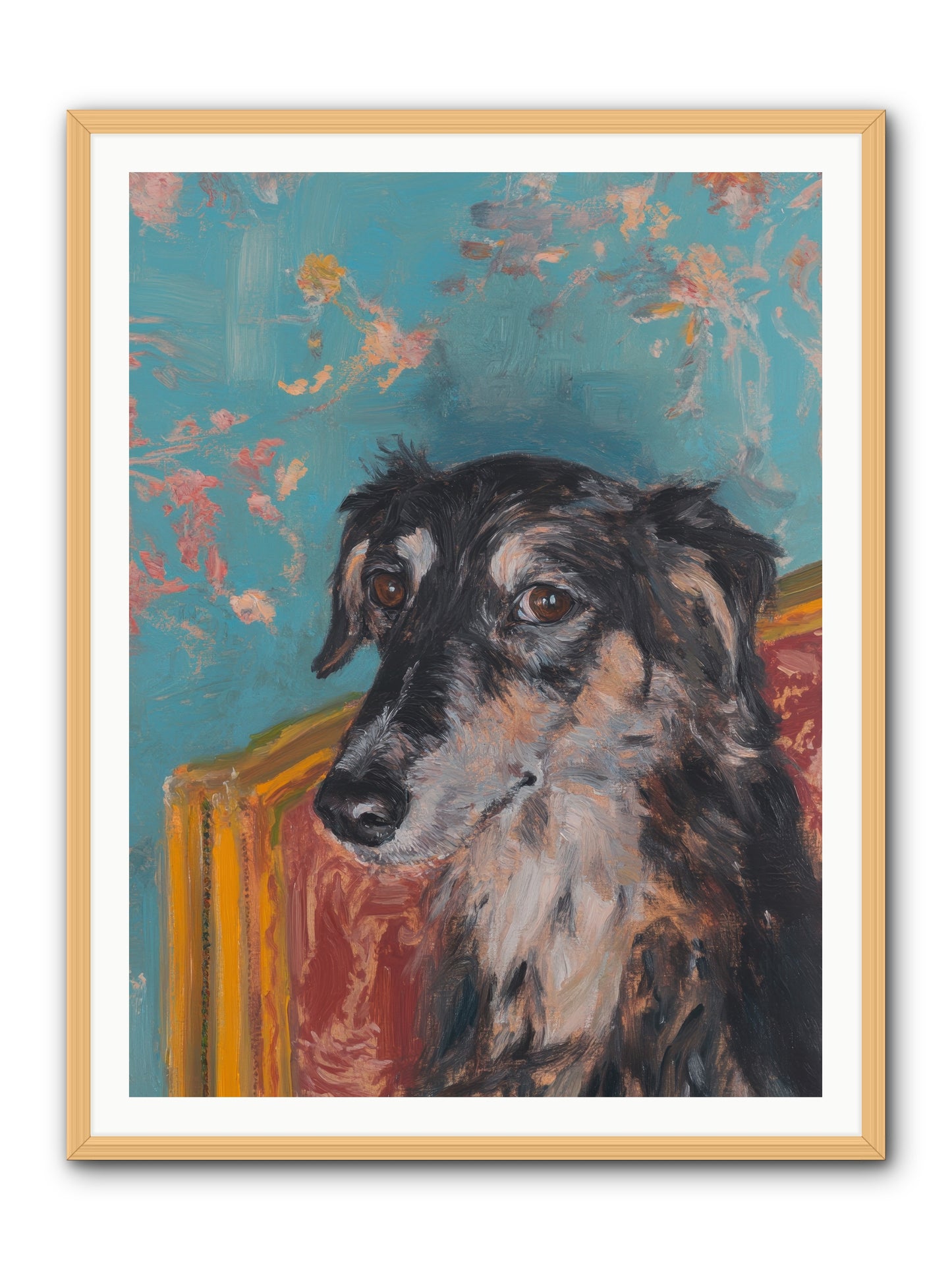 Heart's Protector -- Framed Print - Natural 36x48