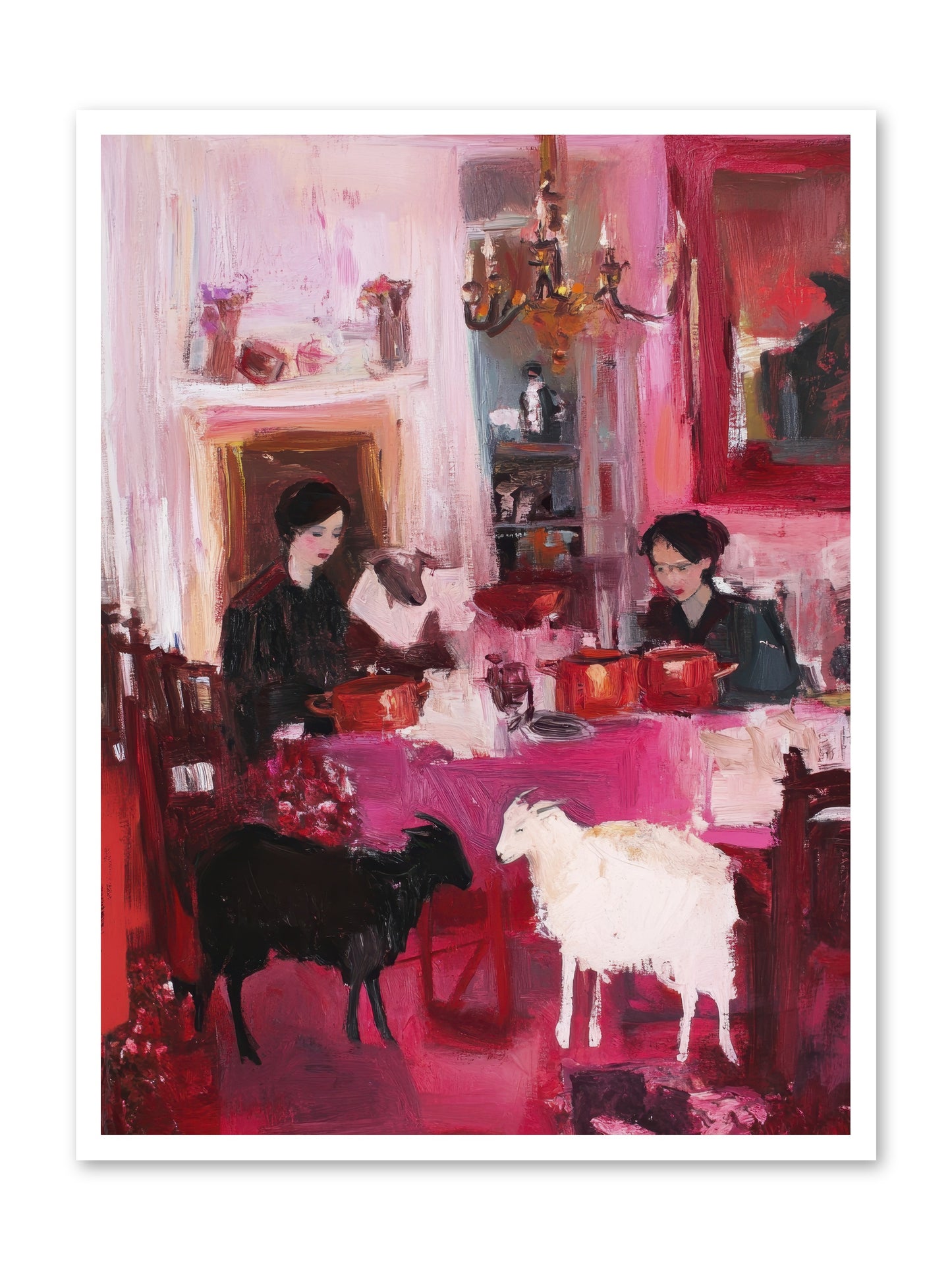 Hearts That Dance -- Loose Canvas Print 30x40