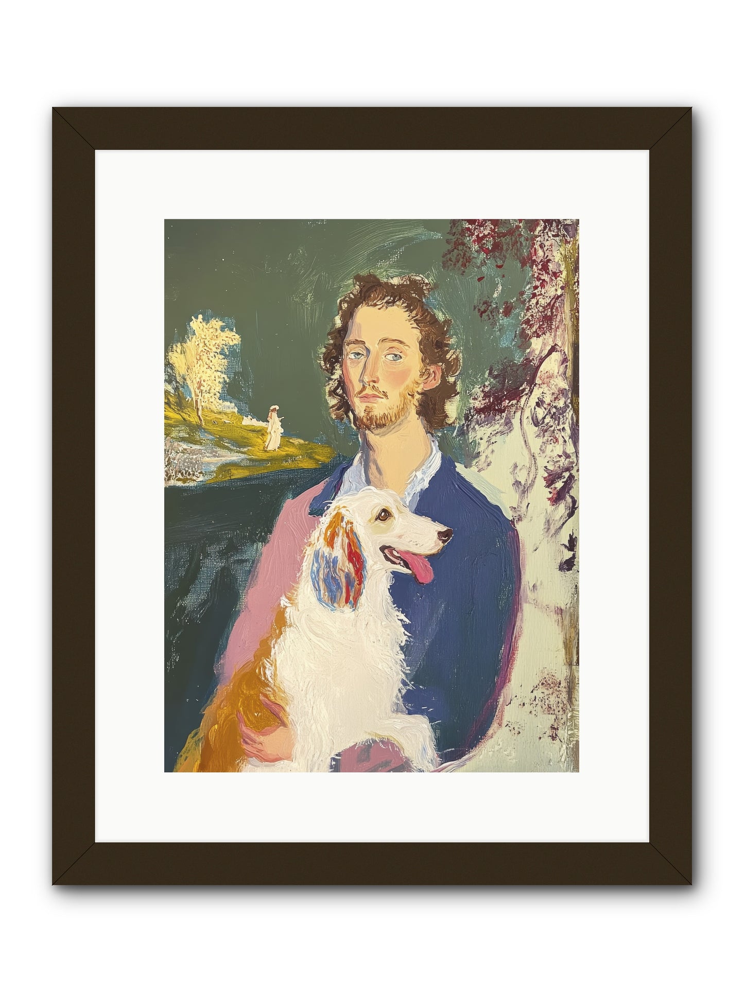 Hearts That Match -- Framed Print - Black 12x16