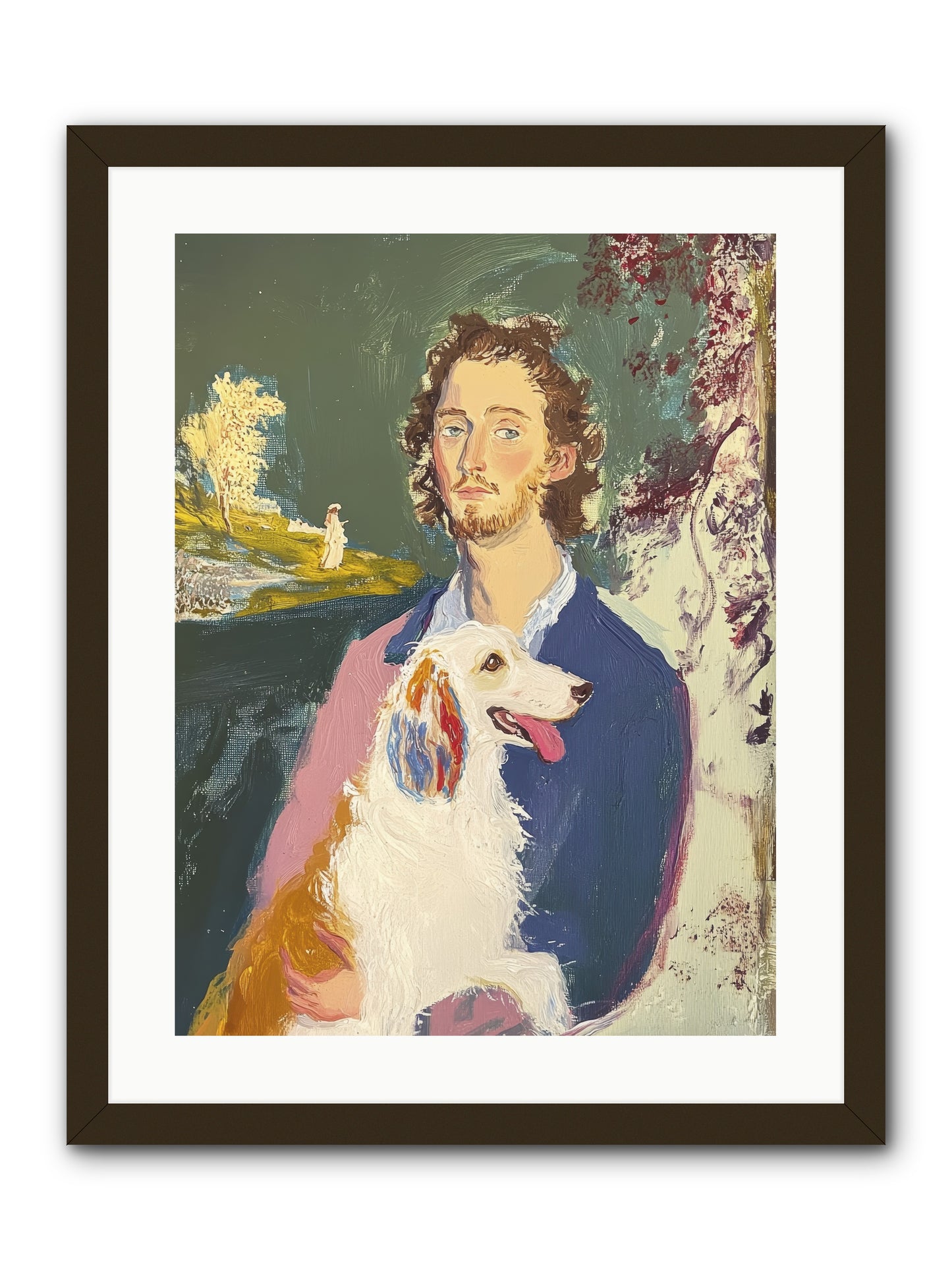 Hearts That Match -- Framed Print - Black 18x24