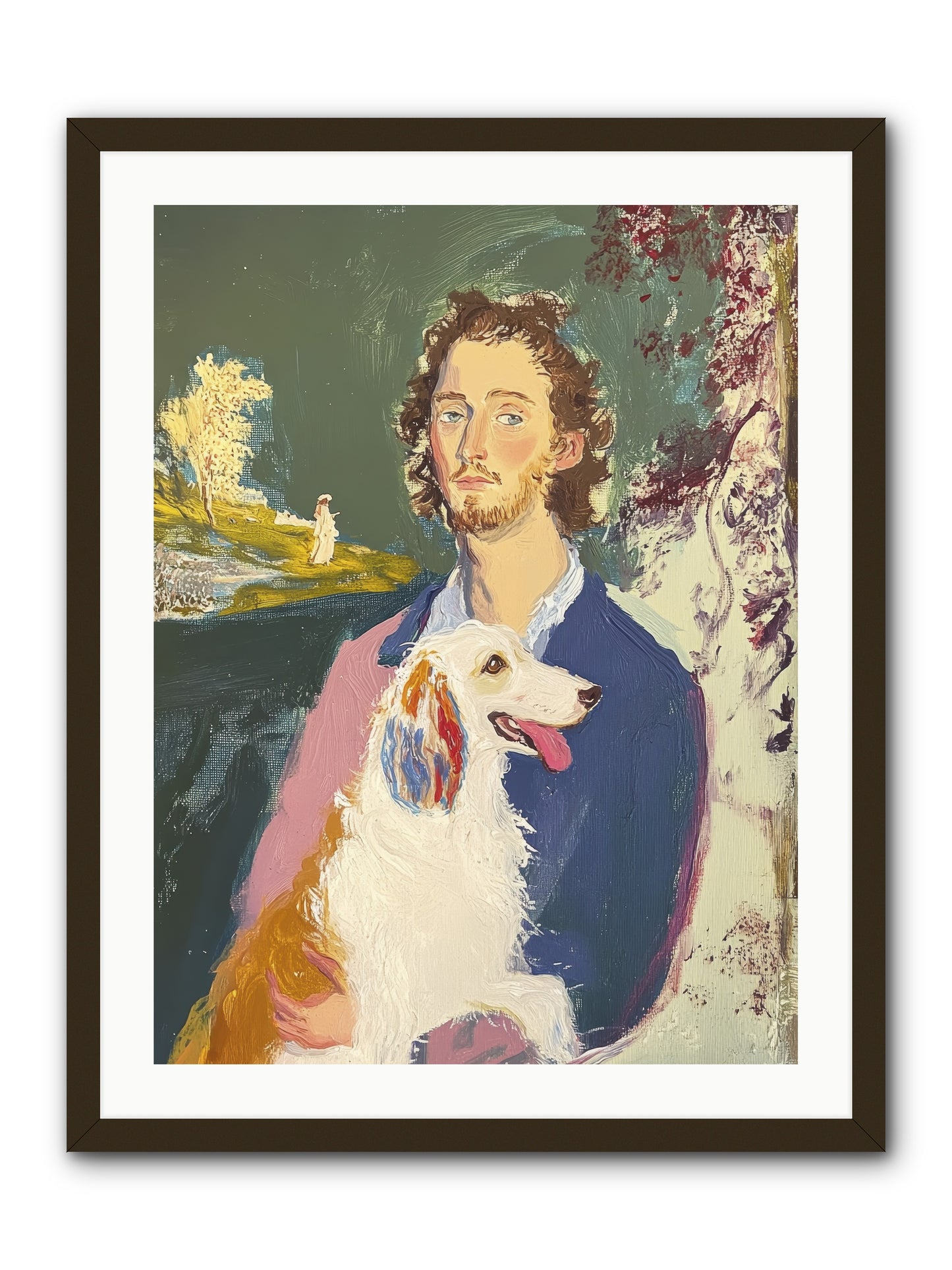 Hearts That Match -- Framed Print - Black 24x32
