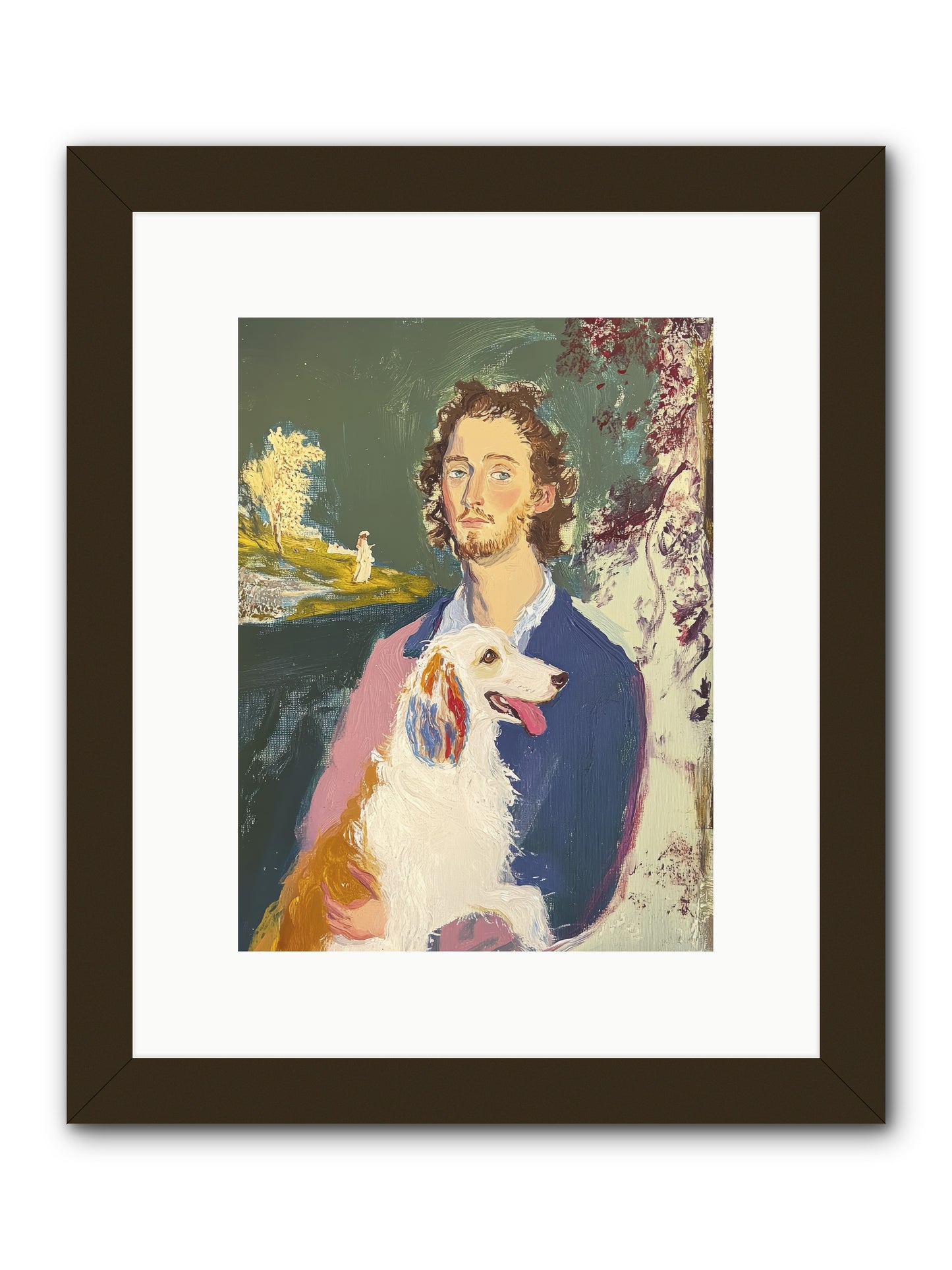 Hearts That Match -- Framed Print - Black 9x12