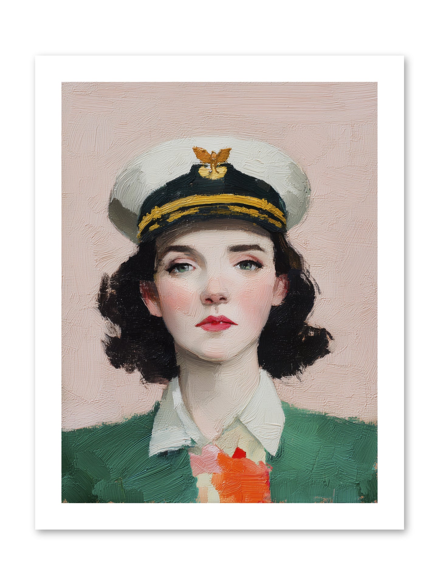 Hearts and Seas -- Loose Canvas Print 12x16