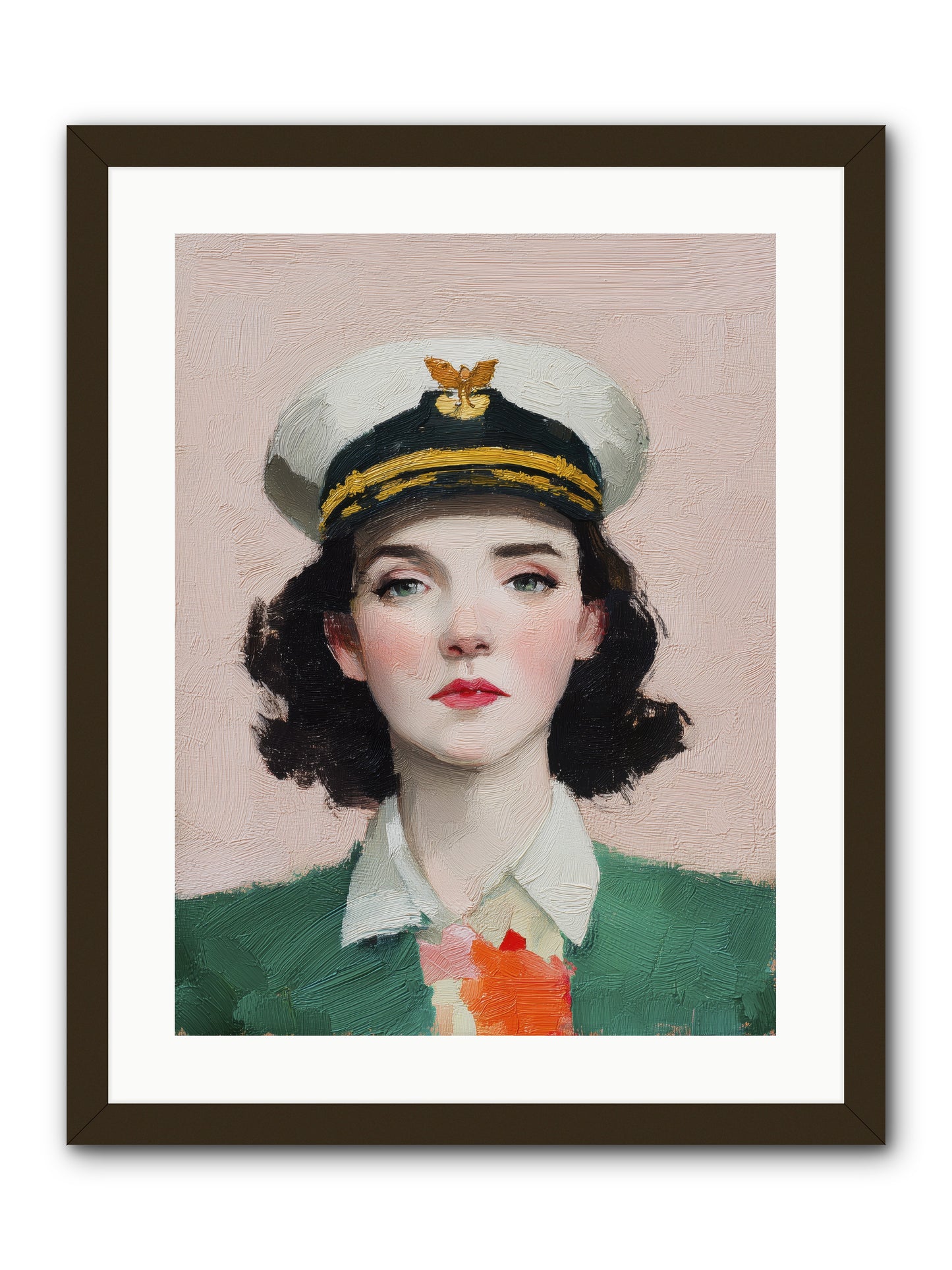 Hearts and Seas -- Framed Print - Black 18x24