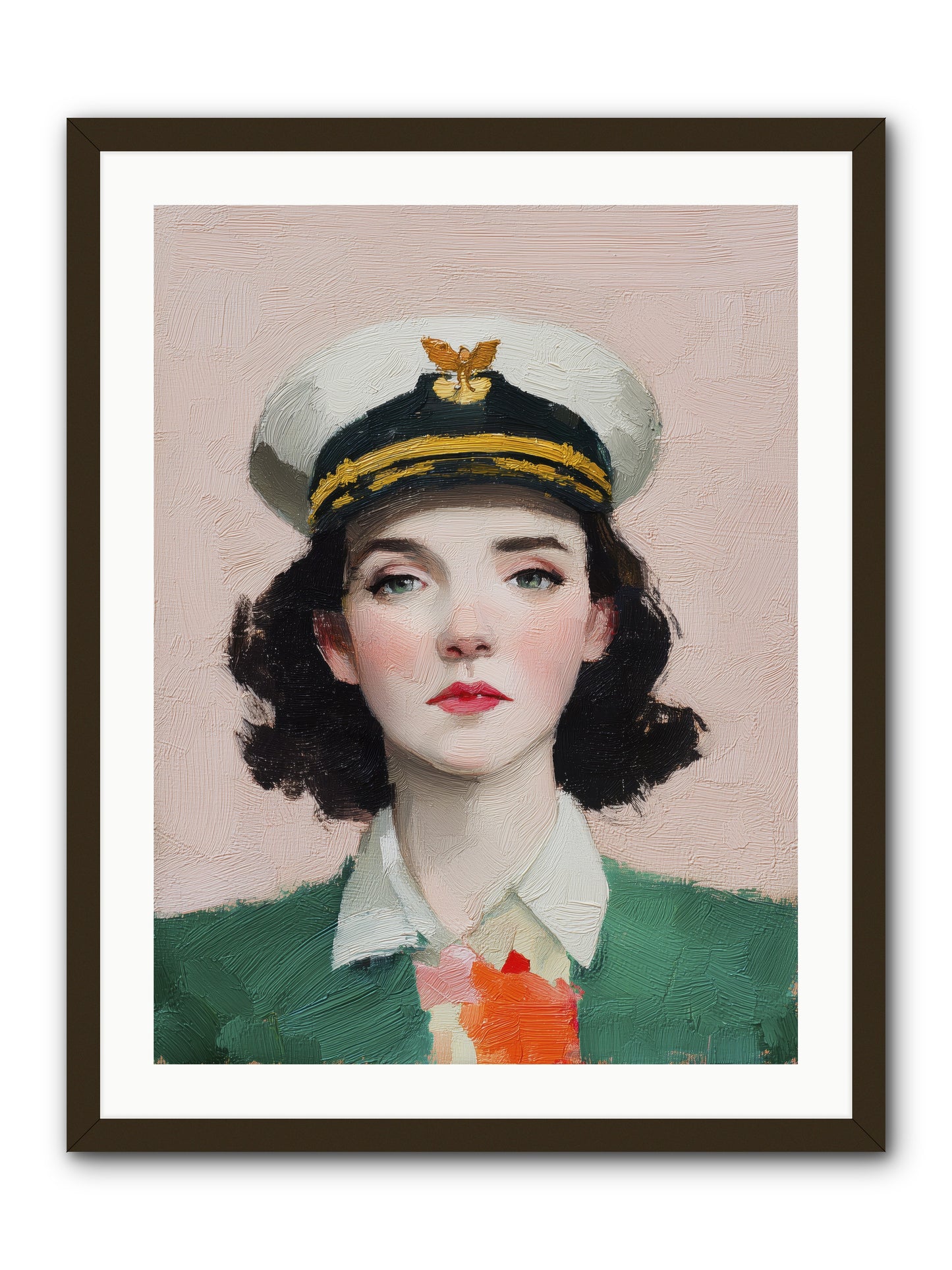 Hearts and Seas -- Framed Print - Black 24x32