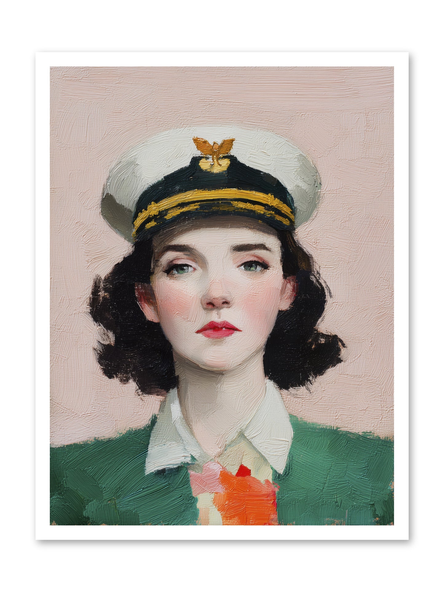 Hearts and Seas -- Loose Canvas Print 24x32