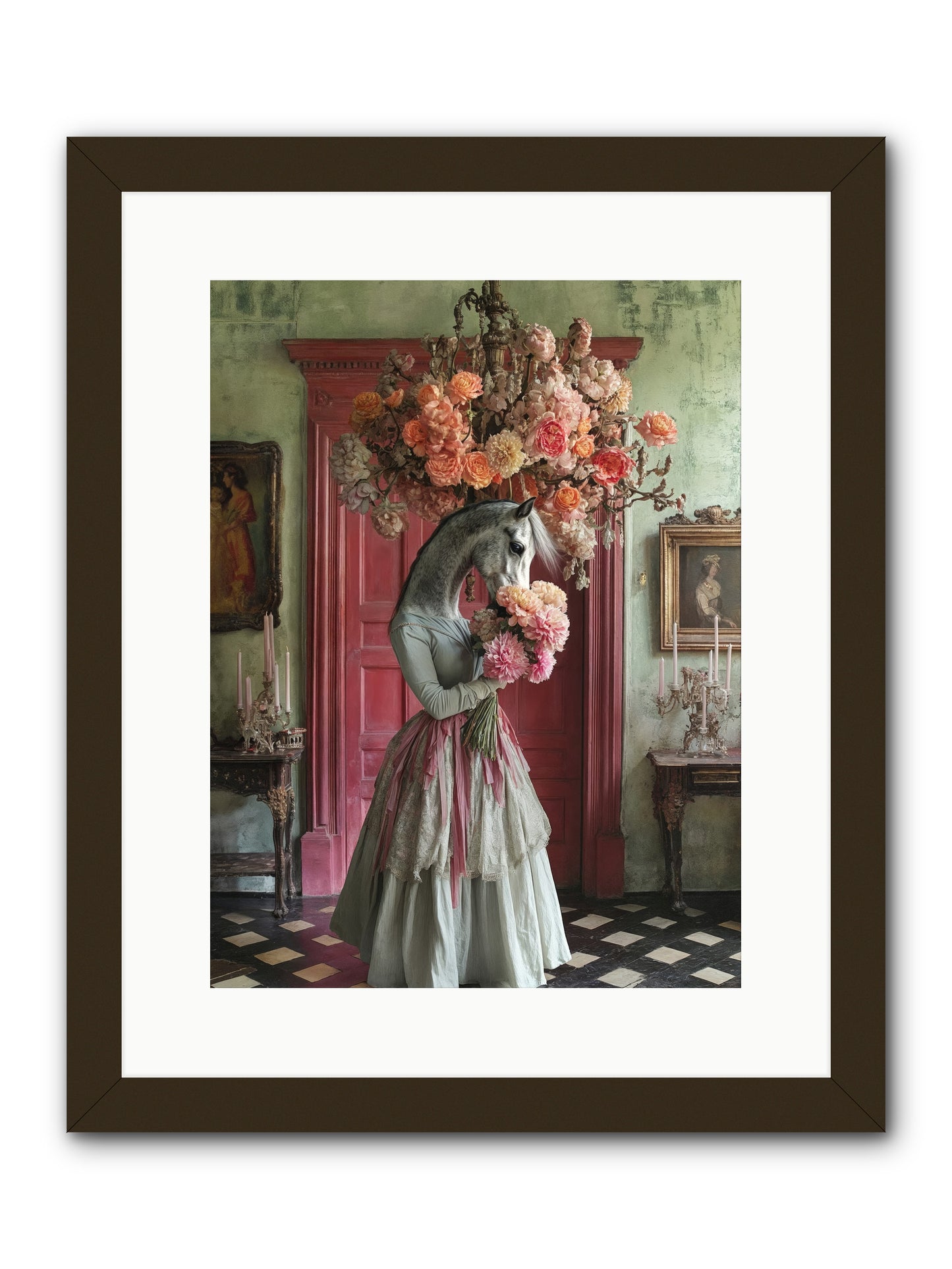 Hearts catch better dreamsRez -- Framed Print - Black 12x16