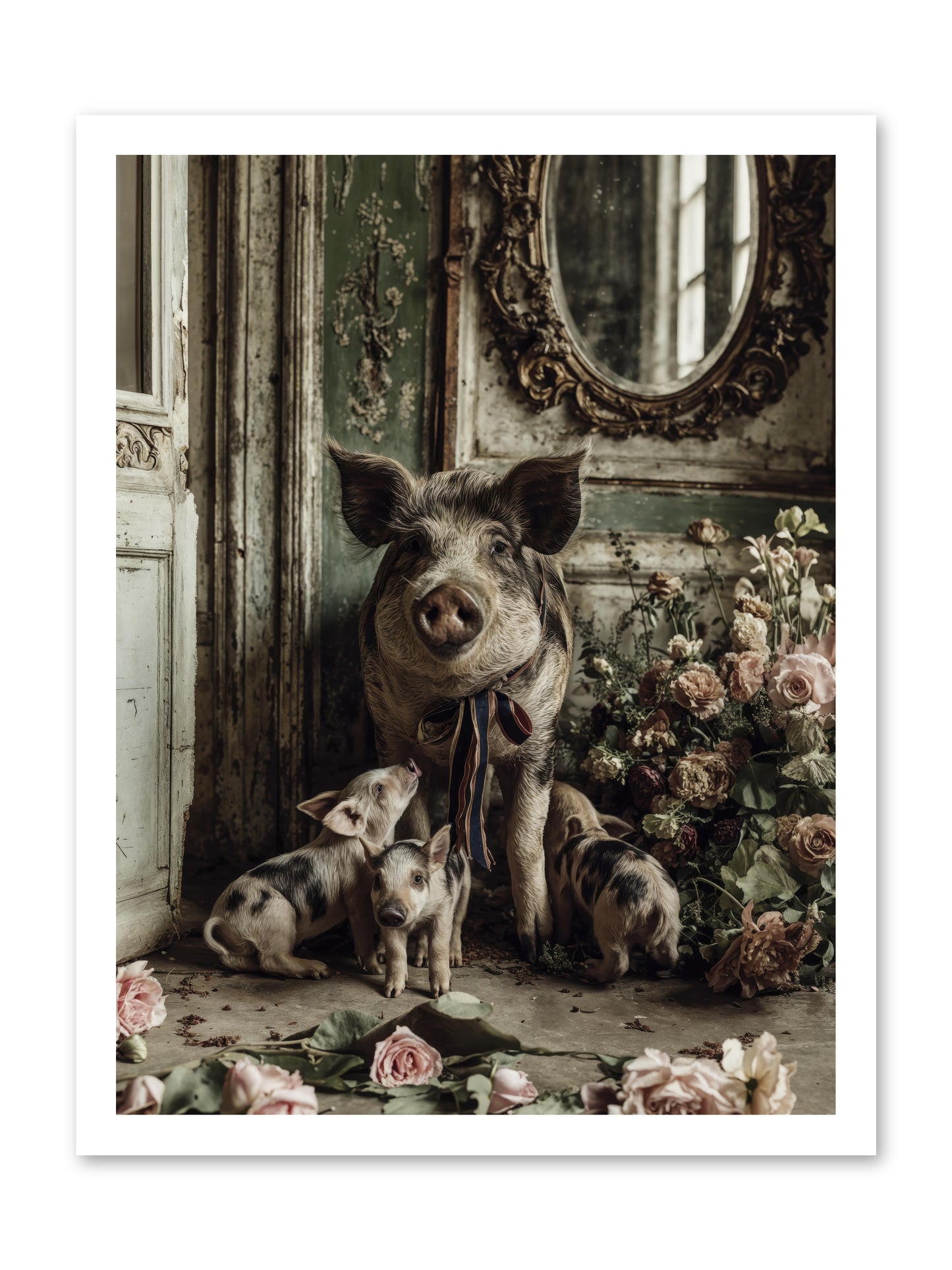Heartscript -- Paper Print 18x24