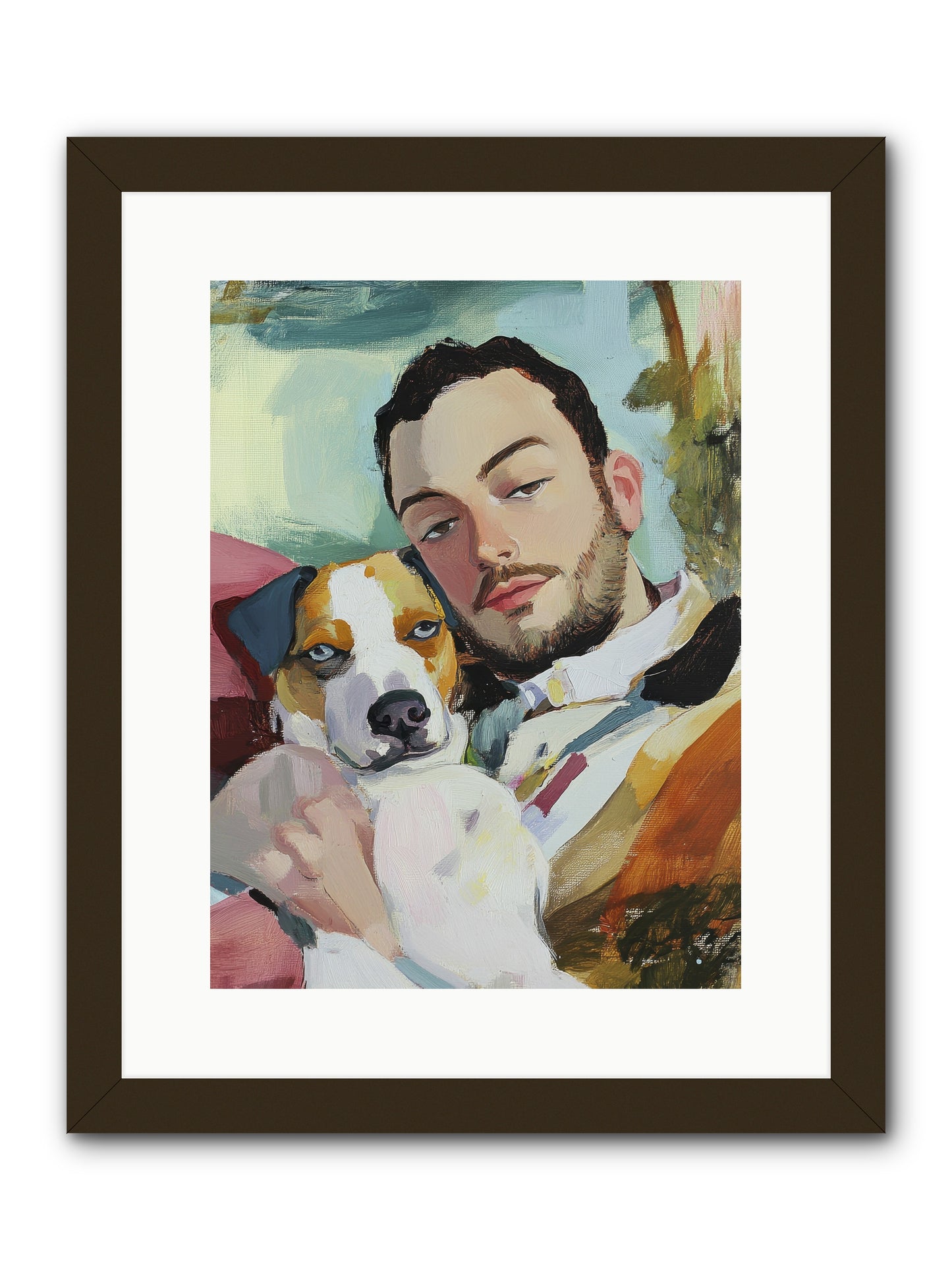 Heartstrings Entwined -- Framed Print - Black 12x16