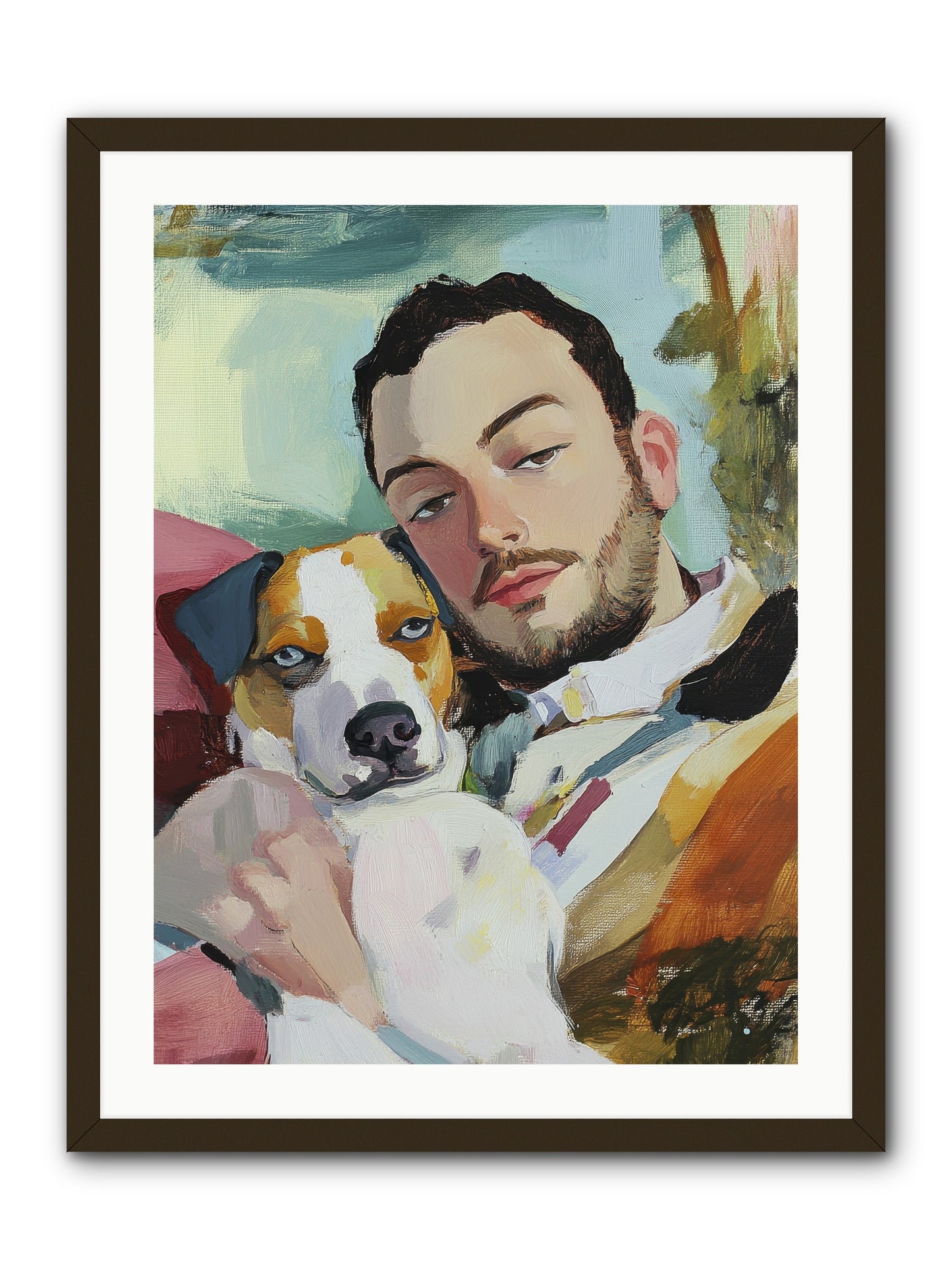 Heartstrings Entwined -- Framed Print - Black 24x32