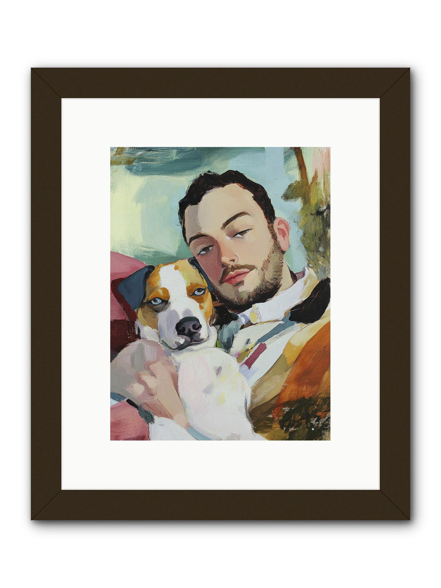 Heartstrings Entwined -- Framed Print - Black 9x12
