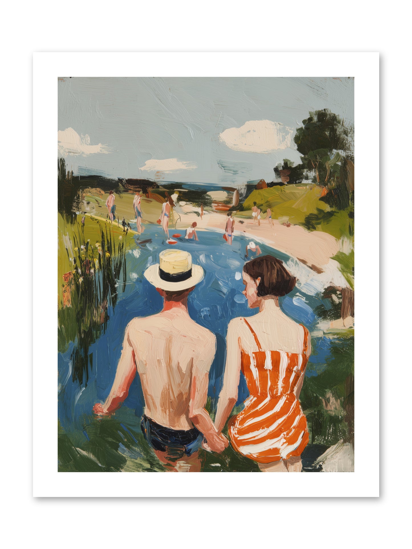 Heat Wave Dreams -- Loose Canvas Print 12x16