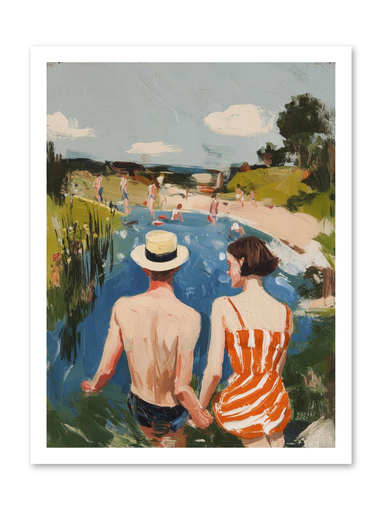 Heat Wave Dreams -- Loose Canvas Print 18x24