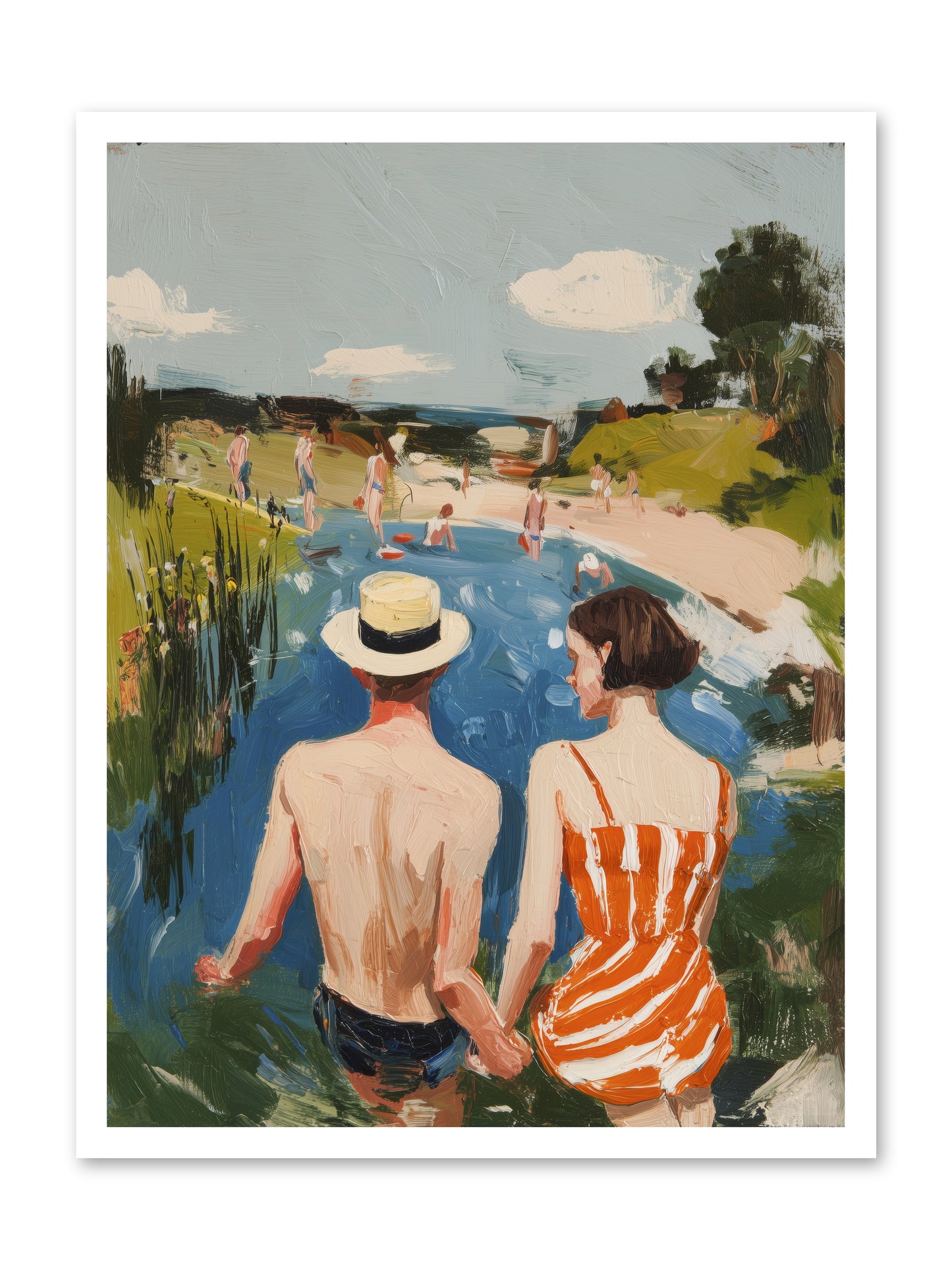 Heat Wave Dreams -- Loose Canvas Print 24x32