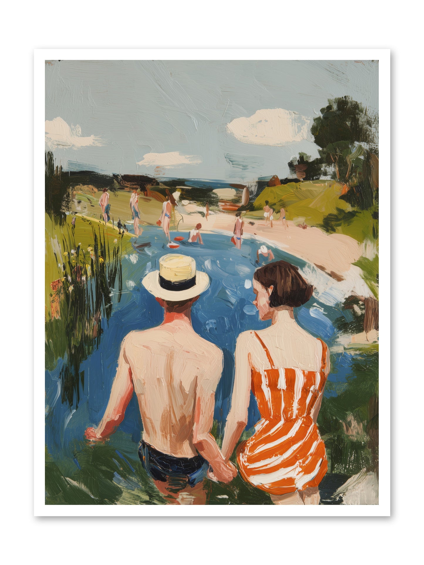Heat Wave Dreams -- Loose Canvas Print 30x40