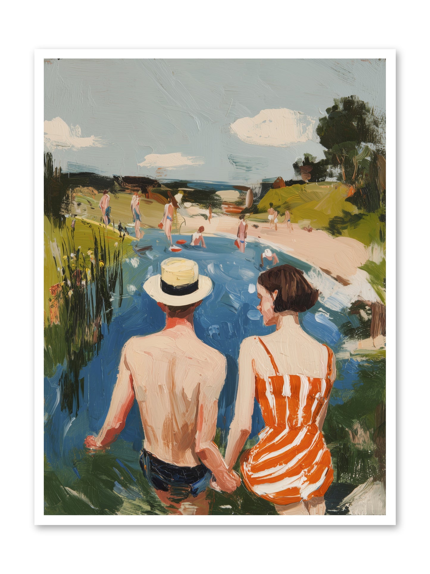 Heat Wave Dreams -- Loose Canvas Print 36x48