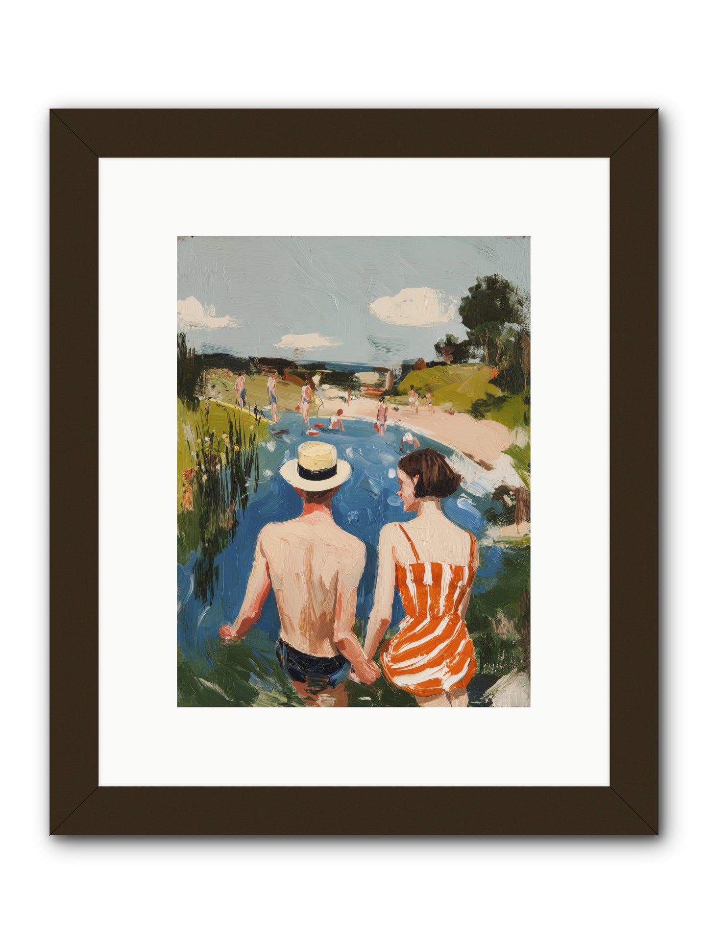Heat Wave Dreams -- Framed Print - Black 9x12