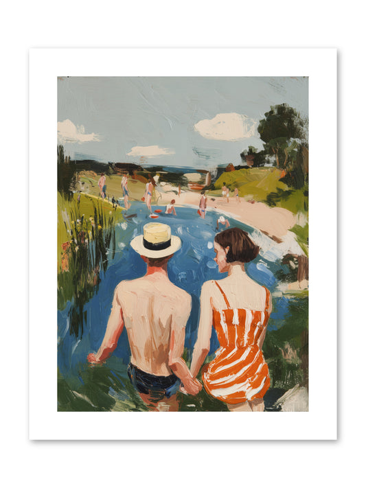 Heat Wave Dreams -- Paper Print 9x12