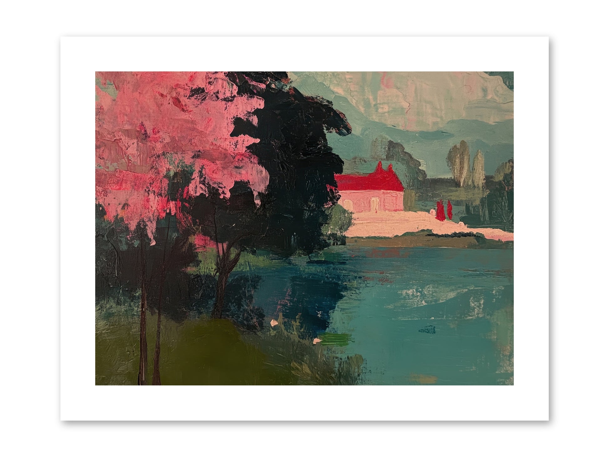 Heather Fields -- Paper Print 12x9
