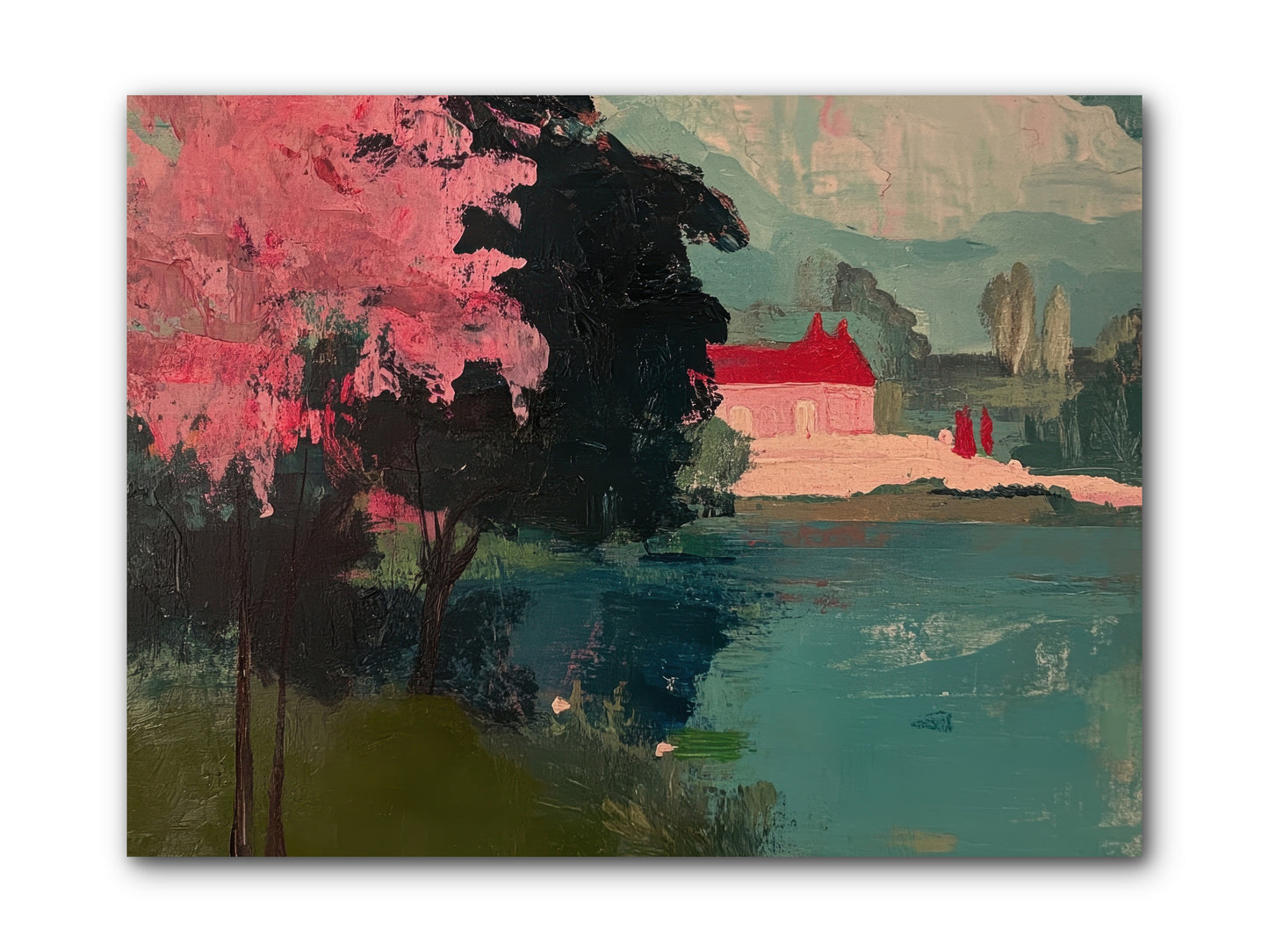 Heather Fields -- Wrapped Canvas 12x9