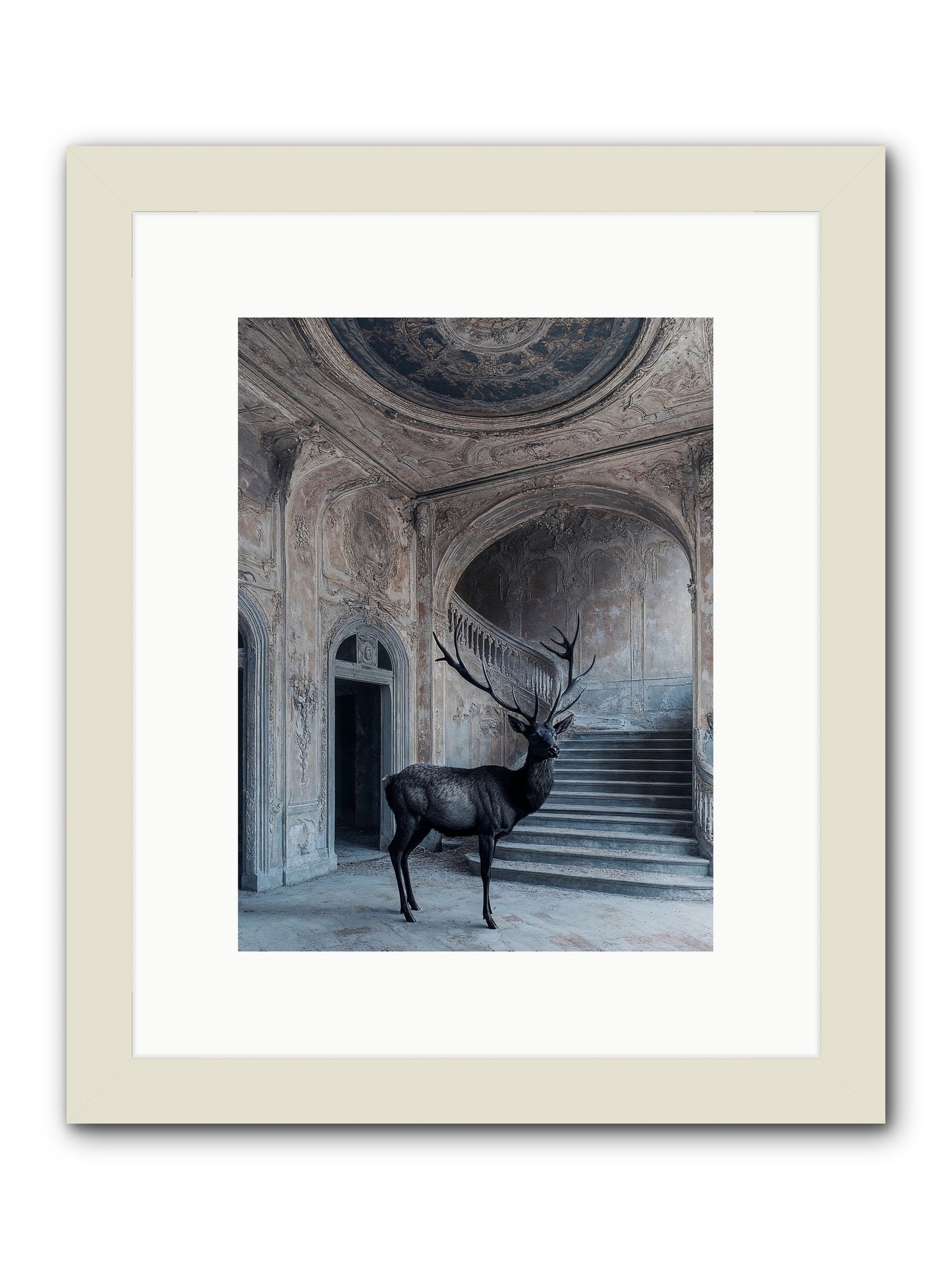 Heather Highlands -- Framed Print - White 9x12