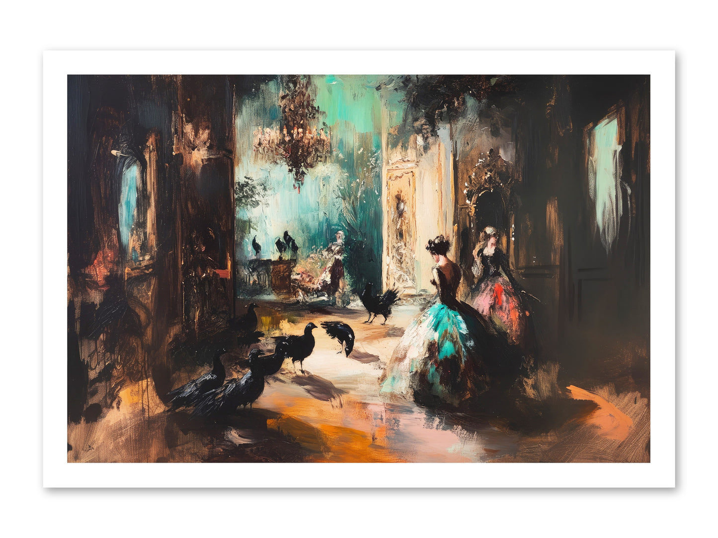 Heaven's Wild Court -- Paper Print 24x16