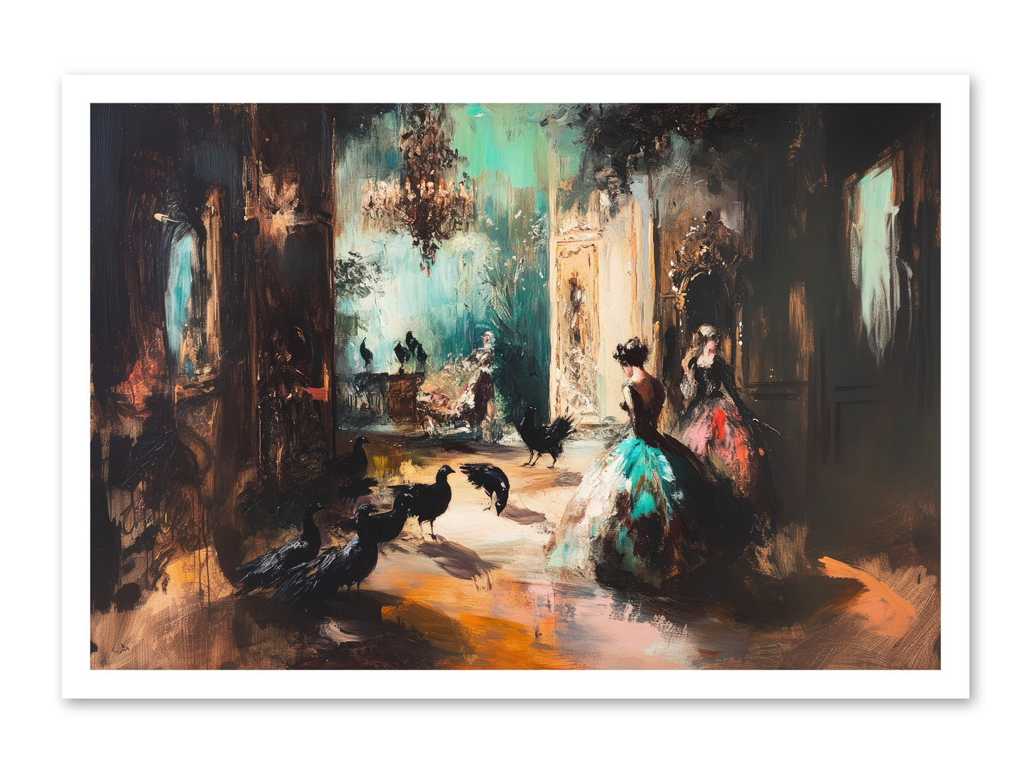 Heaven's Wild Court -- Paper Print 30x20