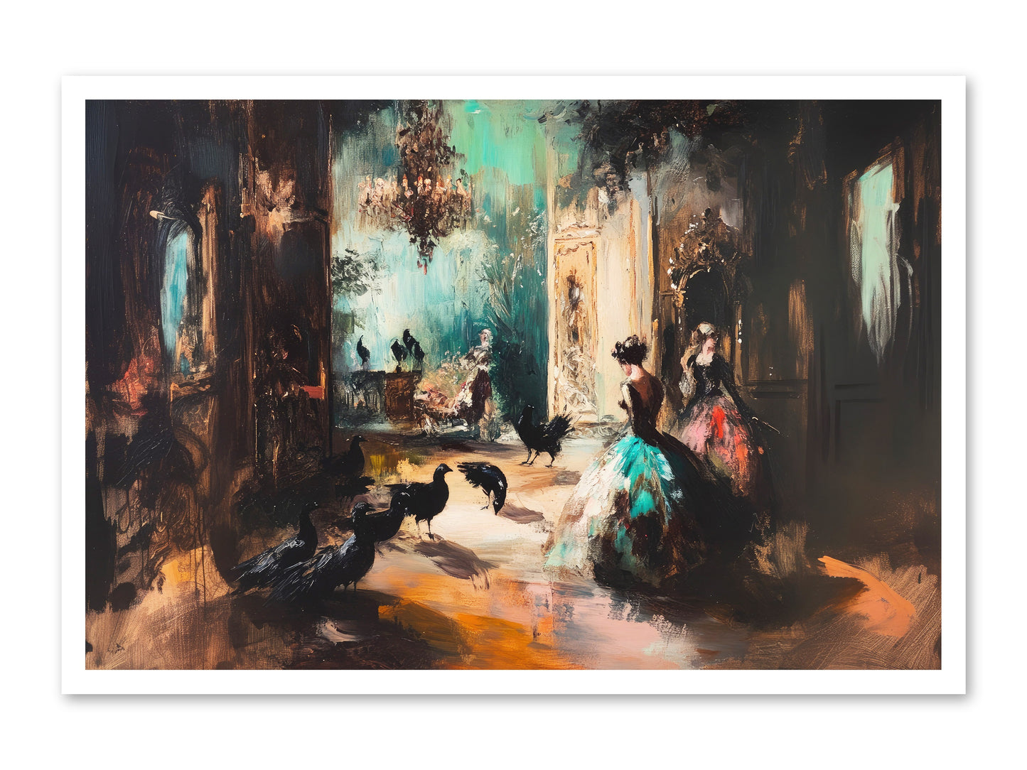 Heaven's Wild Court -- Paper Print 36x24