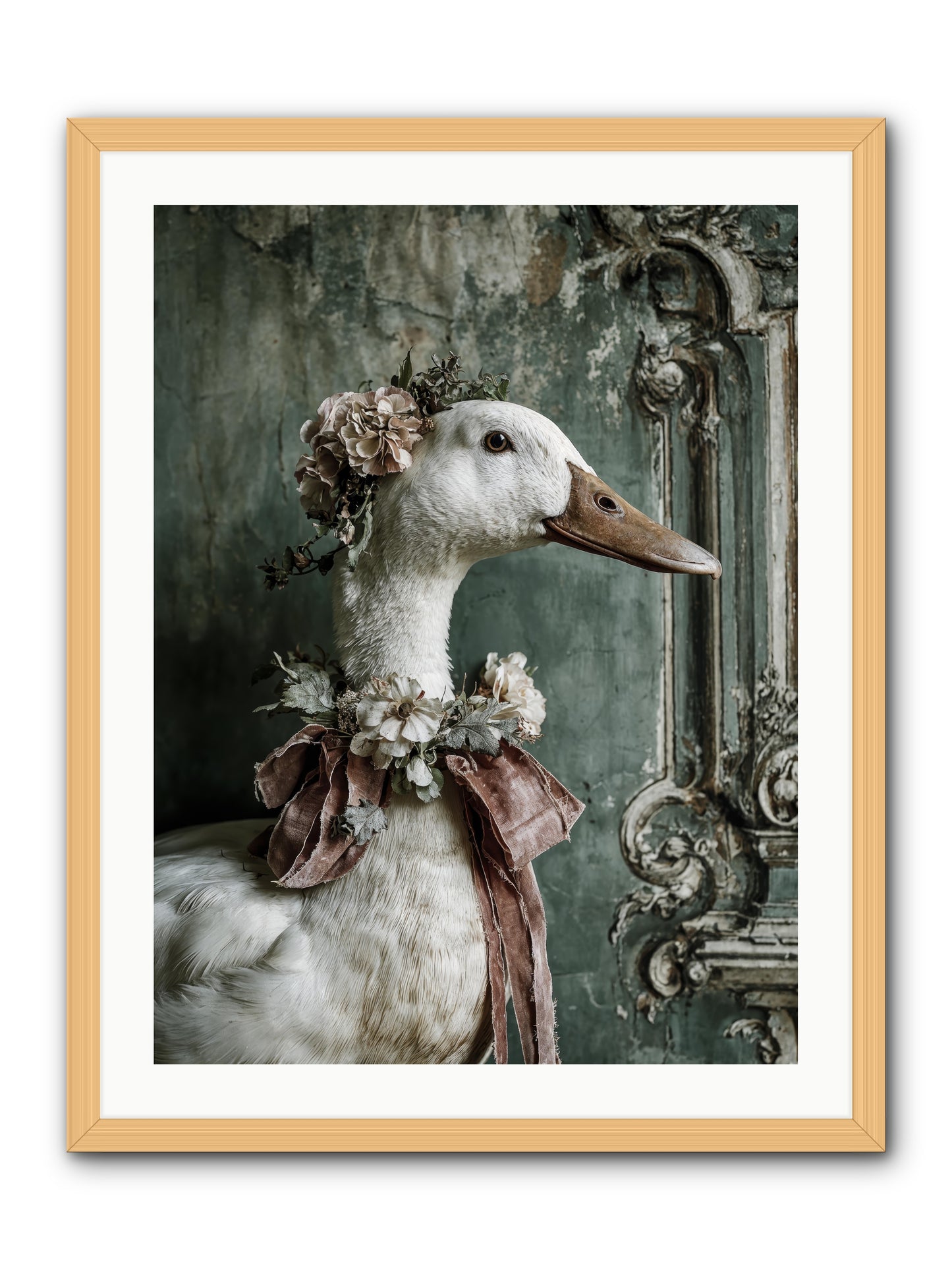 Hedda -- Framed Print - Natural 24x32