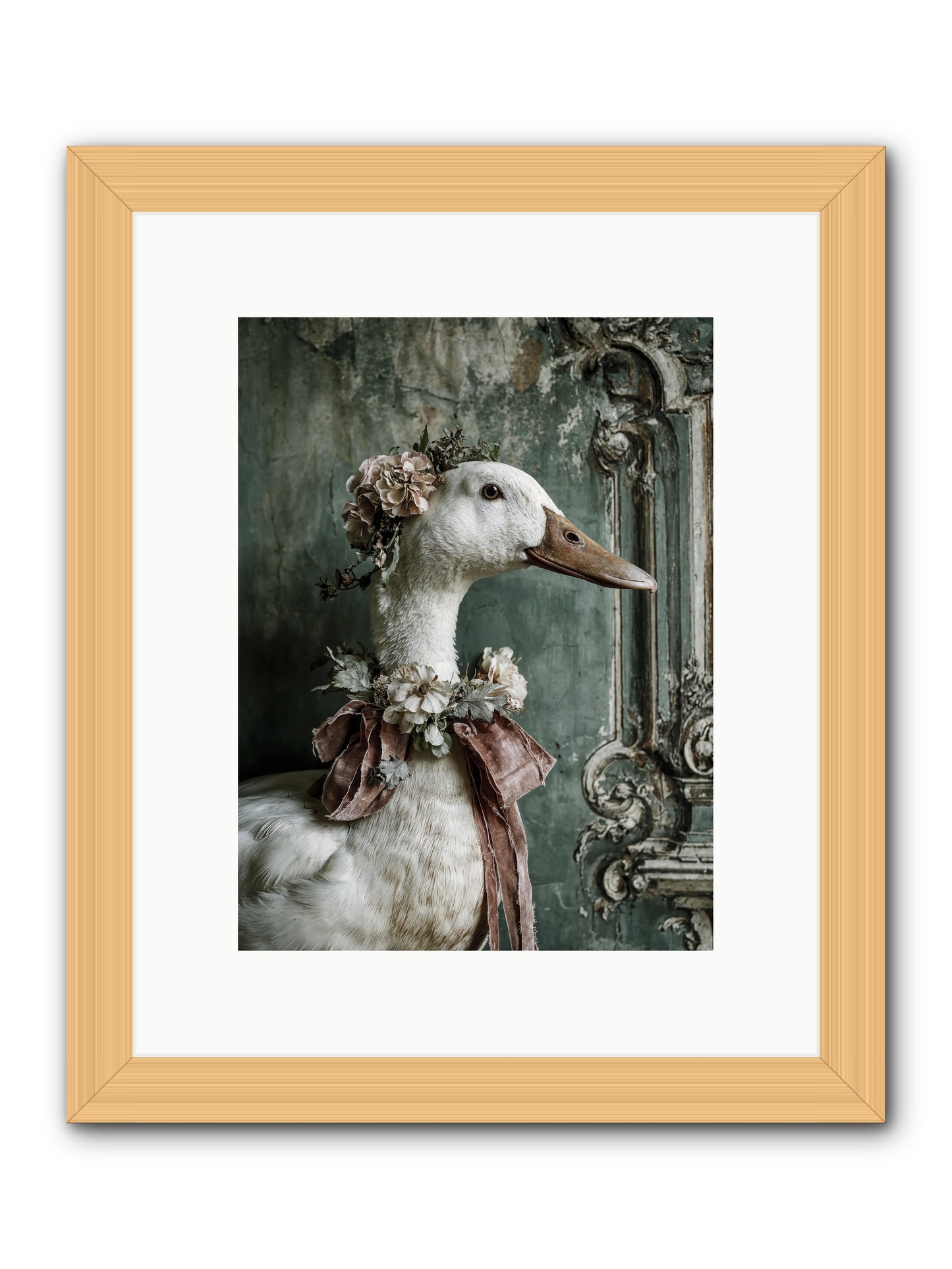 Hedda -- Framed Print - Natural 9x12