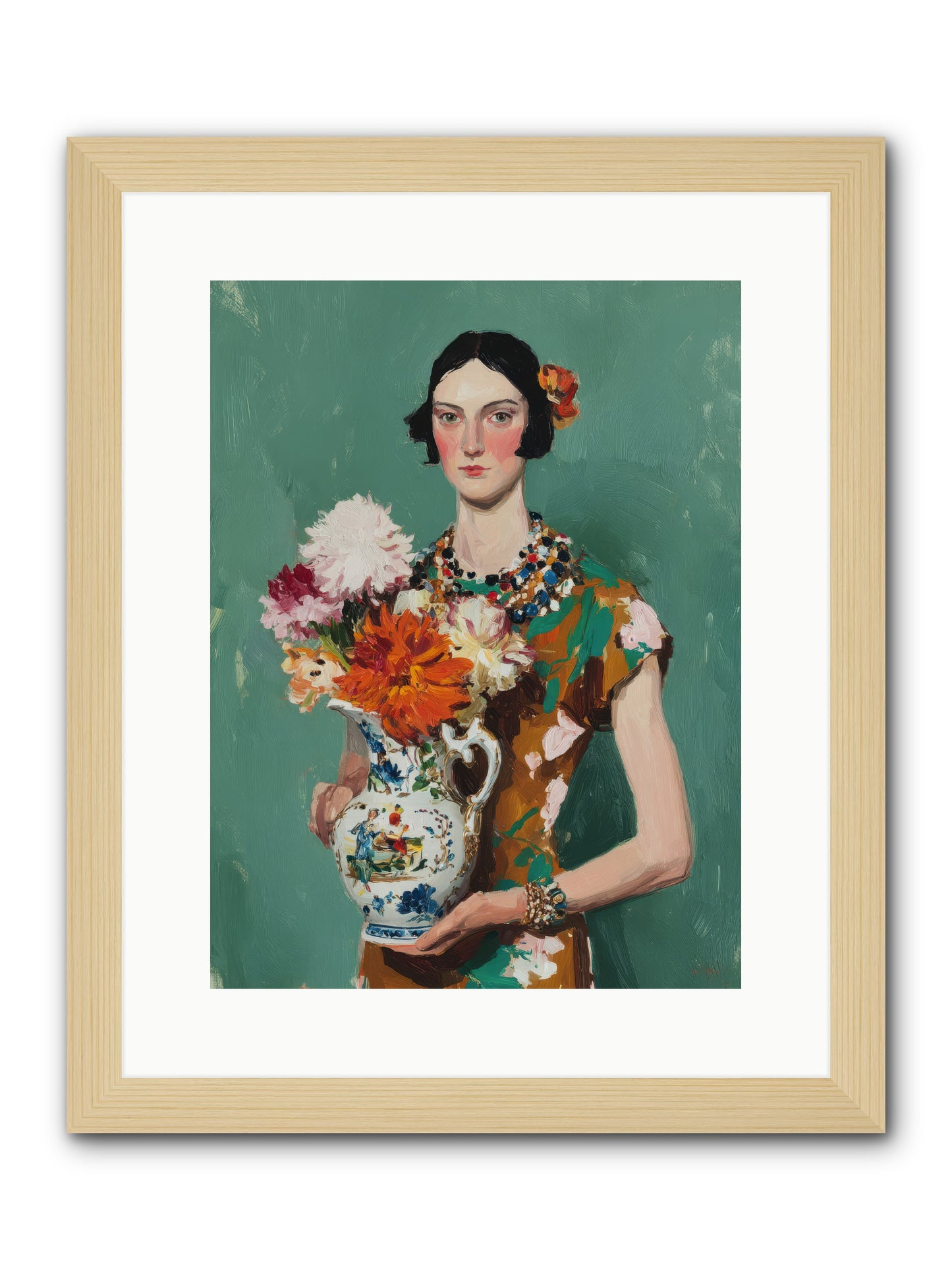 Heirloom Bloom — Heirloom-Bloom-12x16-Framed-Print-Natural.jpg