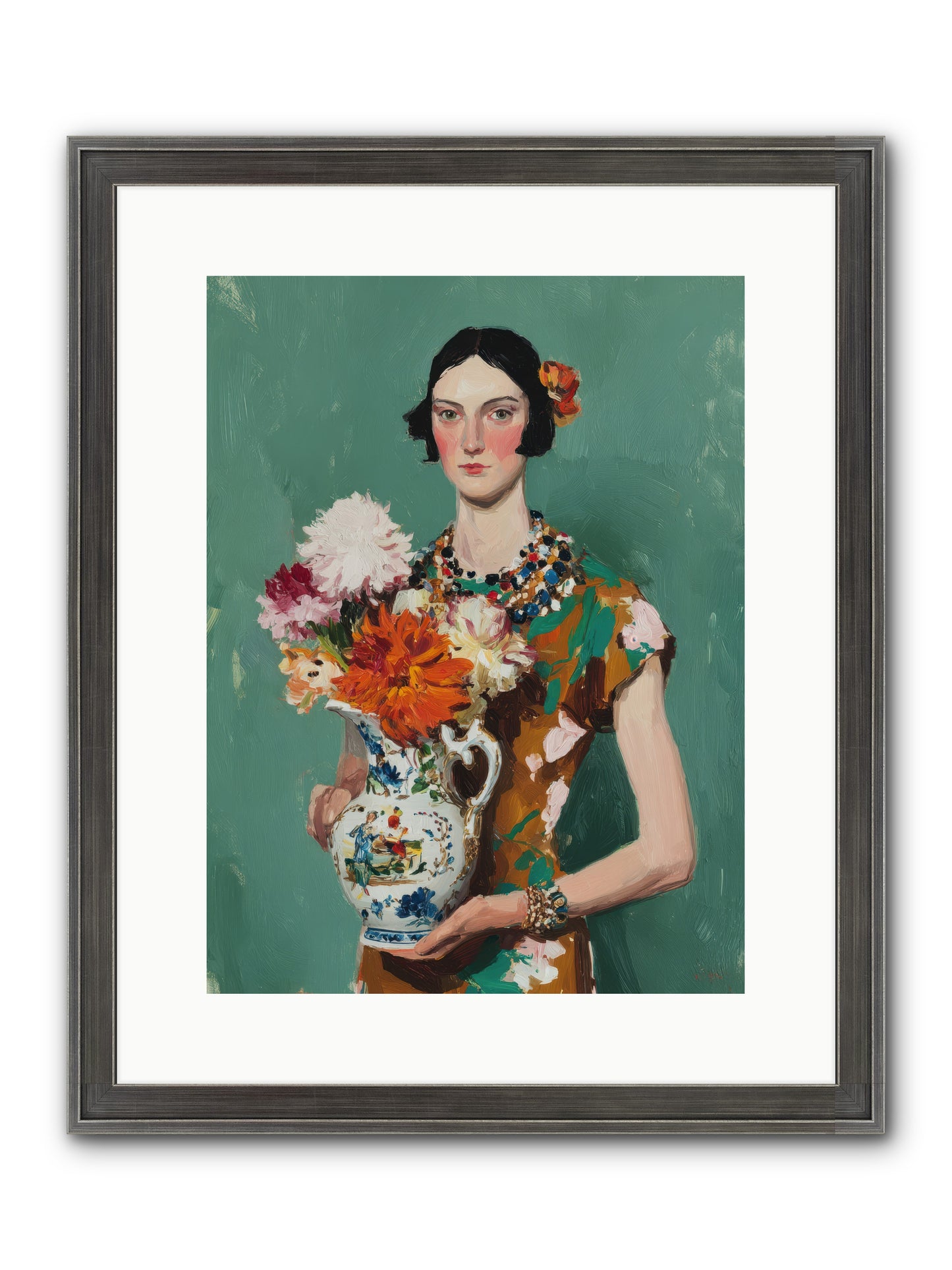 Heirloom Bloom — Heirloom-Bloom-12x16-Framed-Print-Slimwoods-Black-Silver.jpg