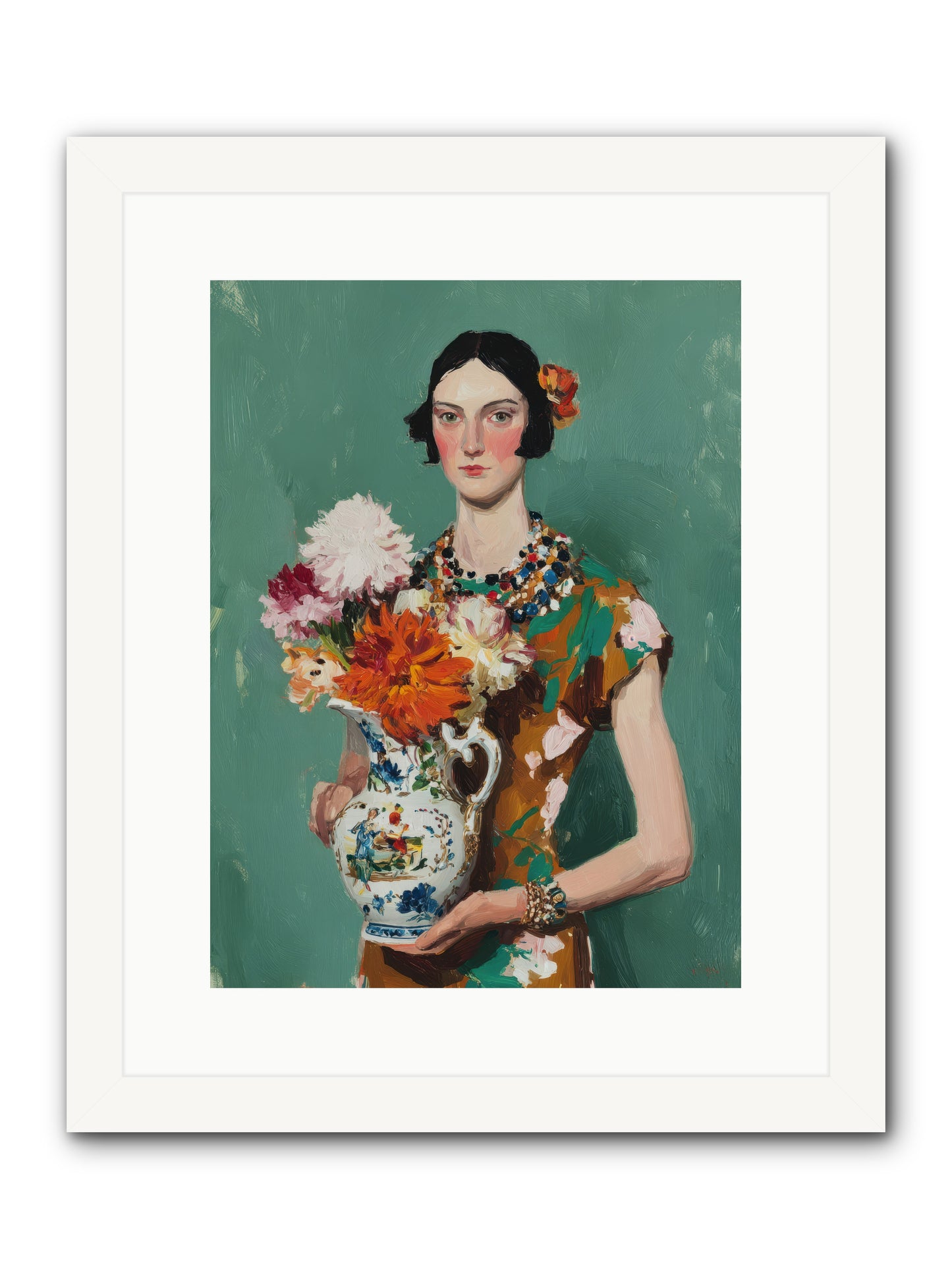 Heirloom Bloom — Heirloom-Bloom-12x16-Framed-Print-White.jpg
