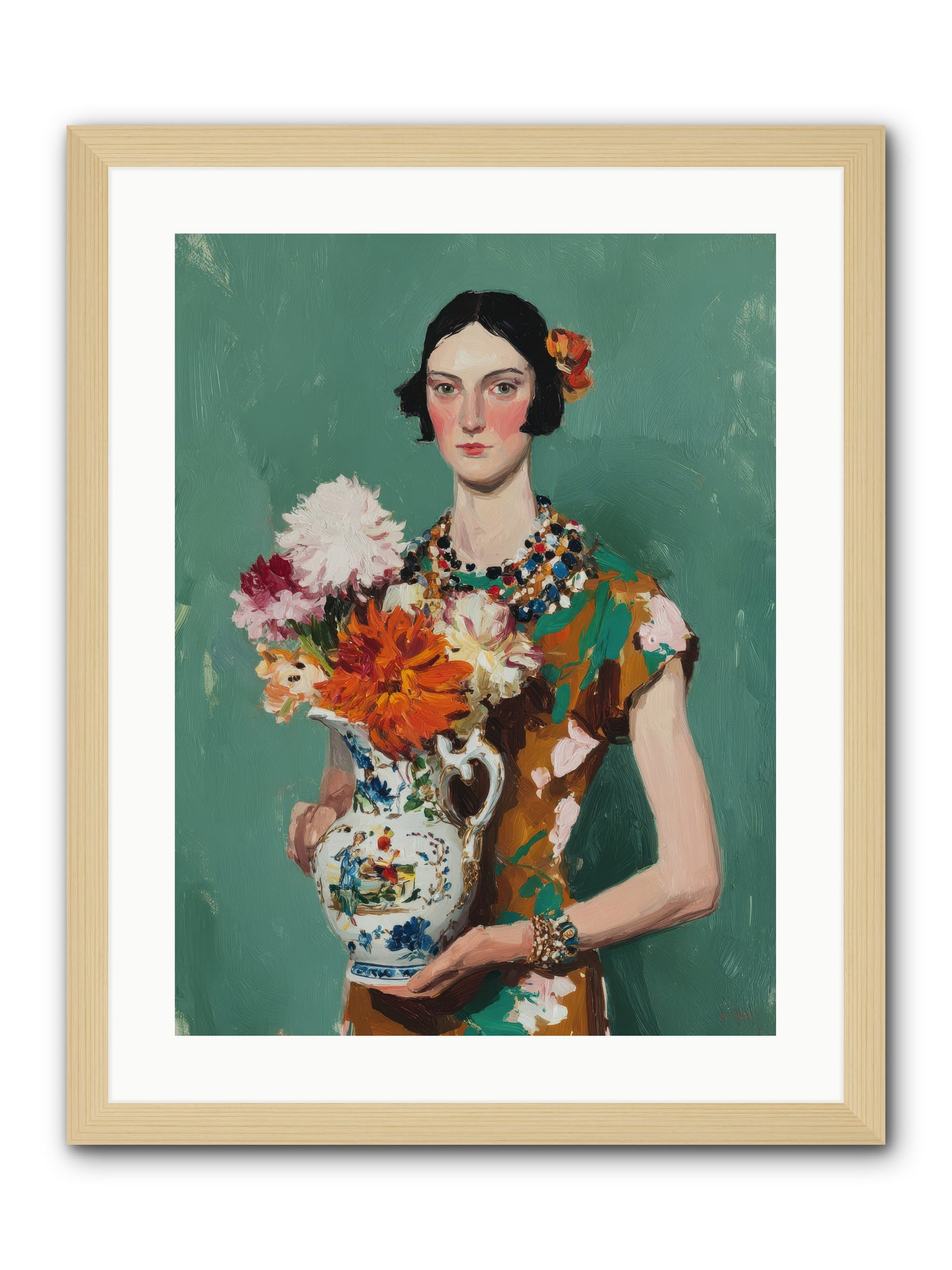 Heirloom Bloom — Heirloom-Bloom-18x24-Framed-Print-Natural.jpg