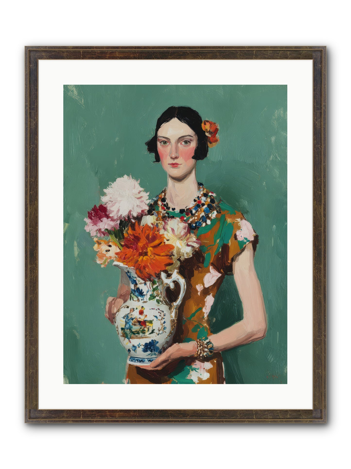 Heirloom Bloom — Heirloom-Bloom-18x24-Framed-Print-Slimwoods-Black-Gold.jpg