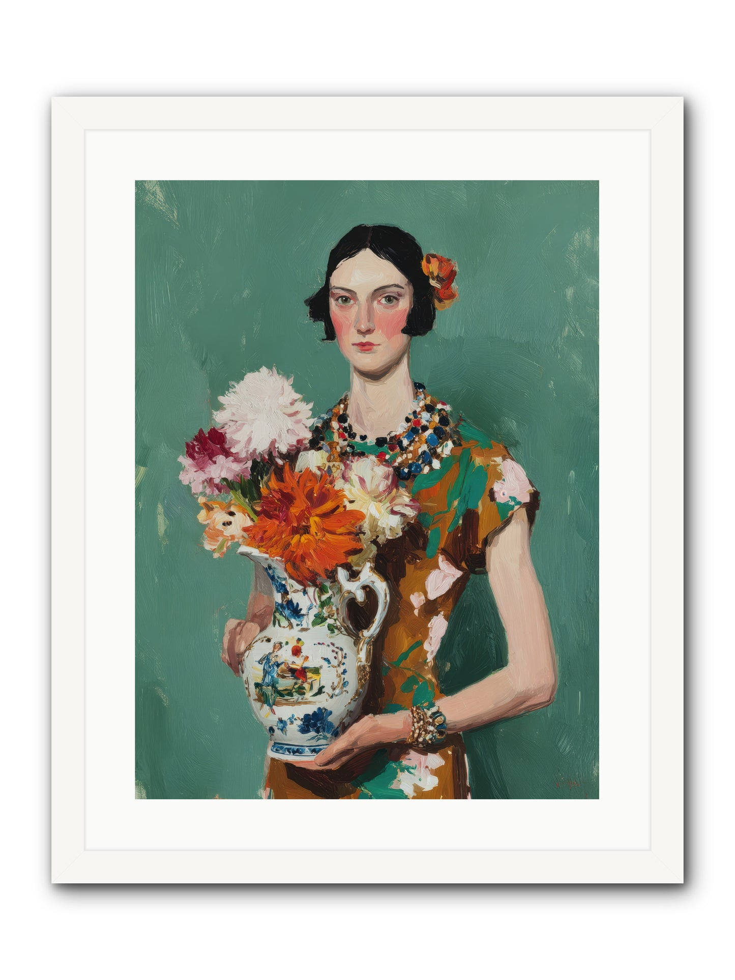 Heirloom Bloom — Heirloom-Bloom-18x24-Framed-Print-White.jpg