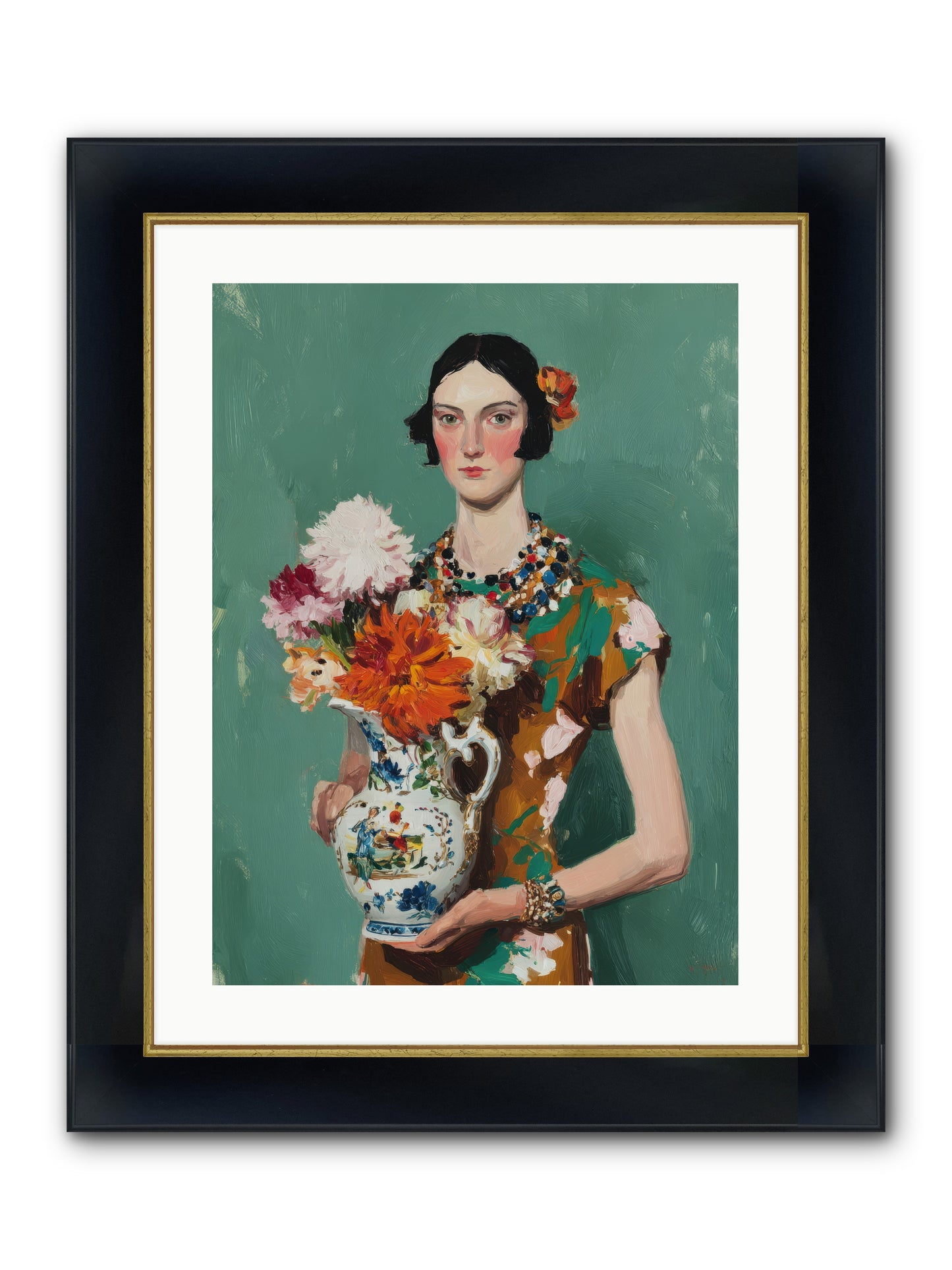 Heirloom Bloom — Heirloom-Bloom-18x24-Framed-Print-Wide-Black-w-Gold.jpg