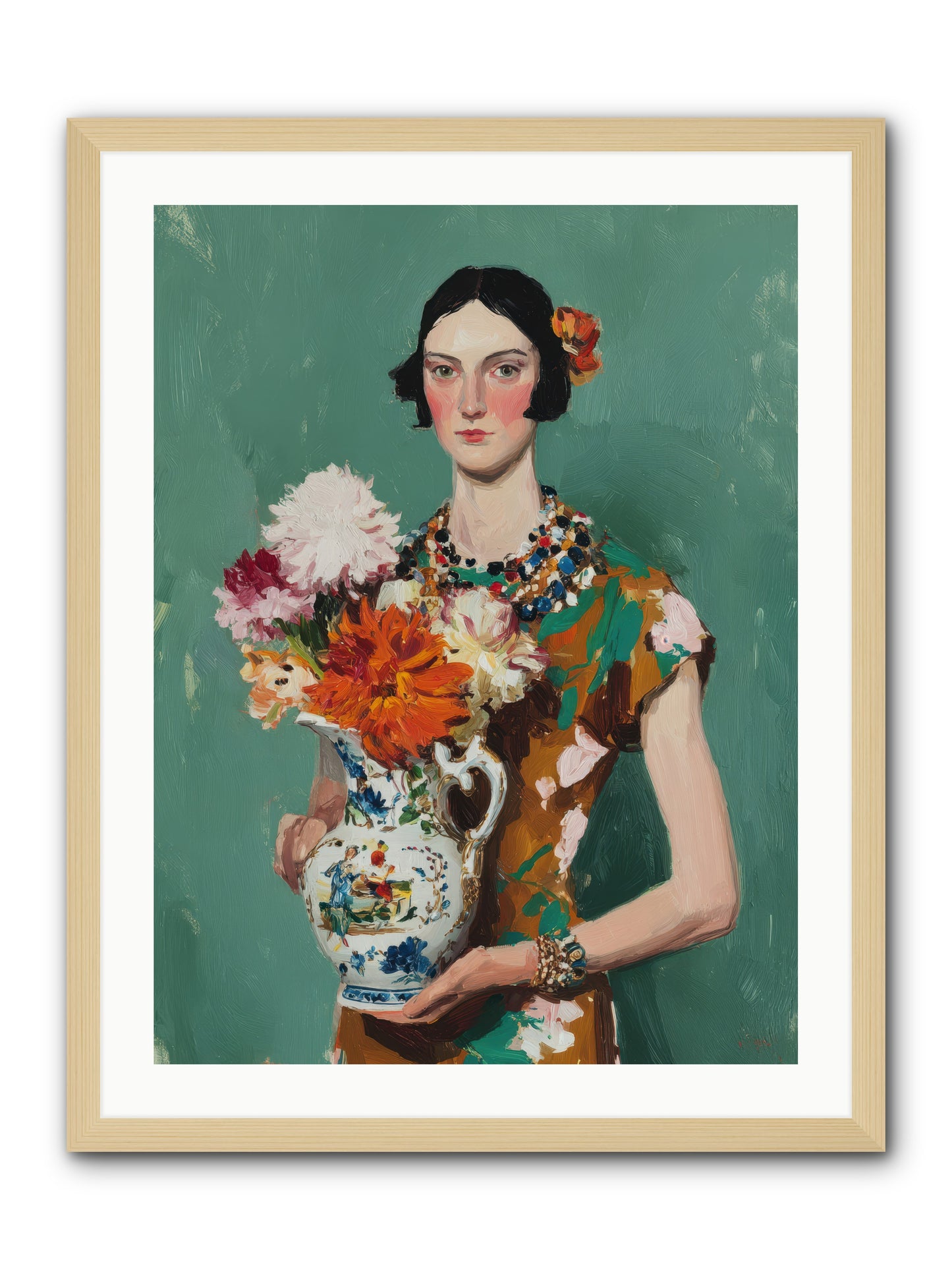 Heirloom Bloom — Heirloom-Bloom-24x32-Framed-Print-Natural.jpg